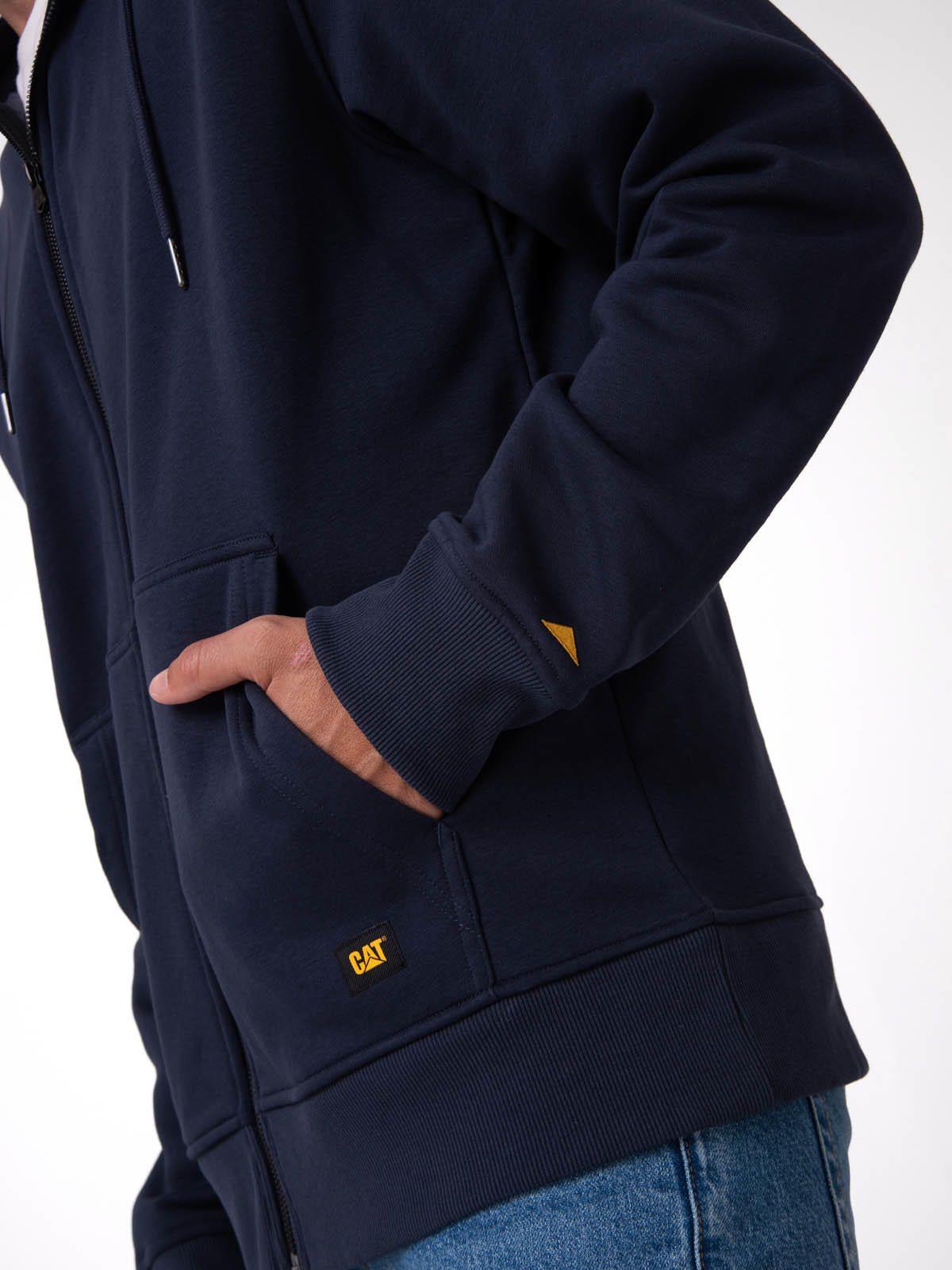 Polerón Hombre Patch Full Zip Azul-3