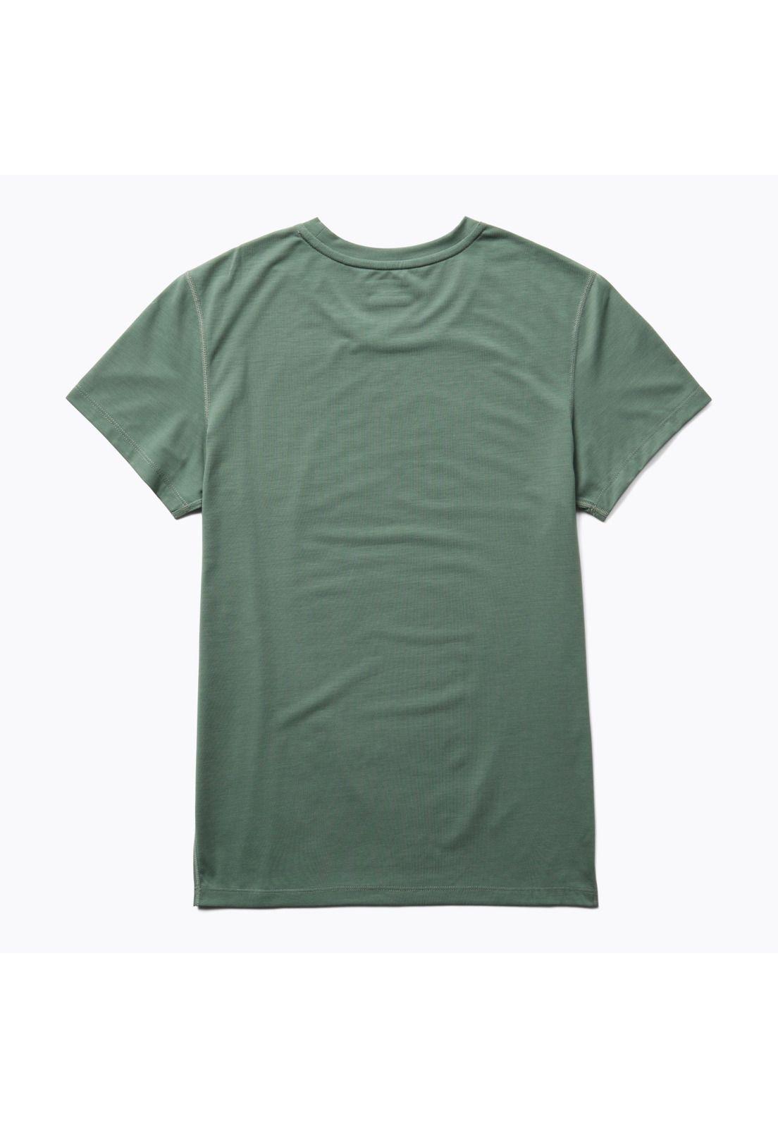 Polera M/C Wms Tencel Tee Verde Mujer-1