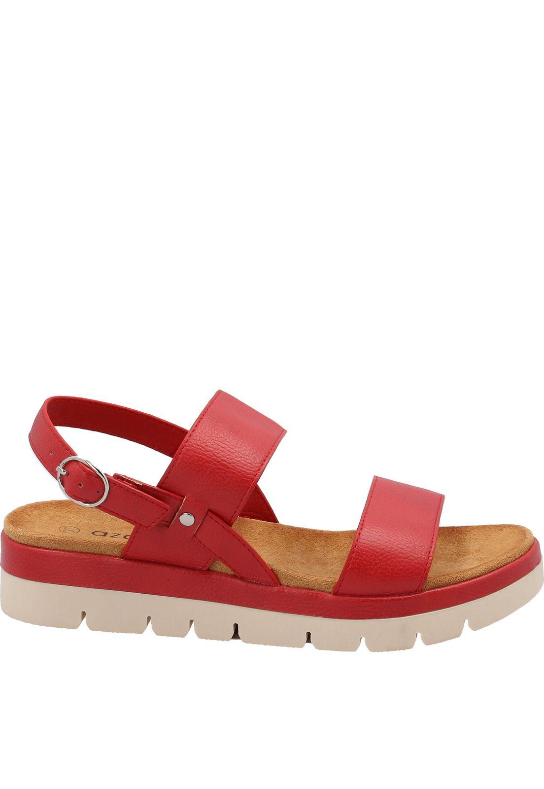 Sandalia Mujer Francess Rojo-1