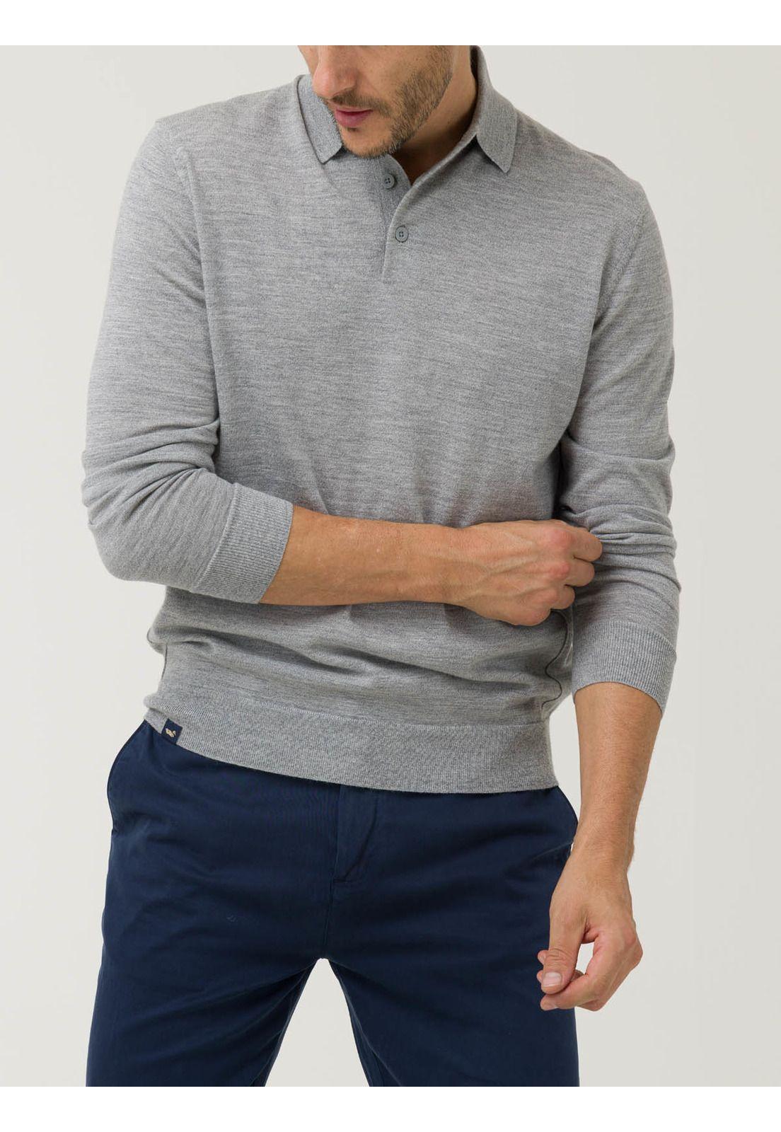 Sweater Lana Hombre Vigo Gris-4