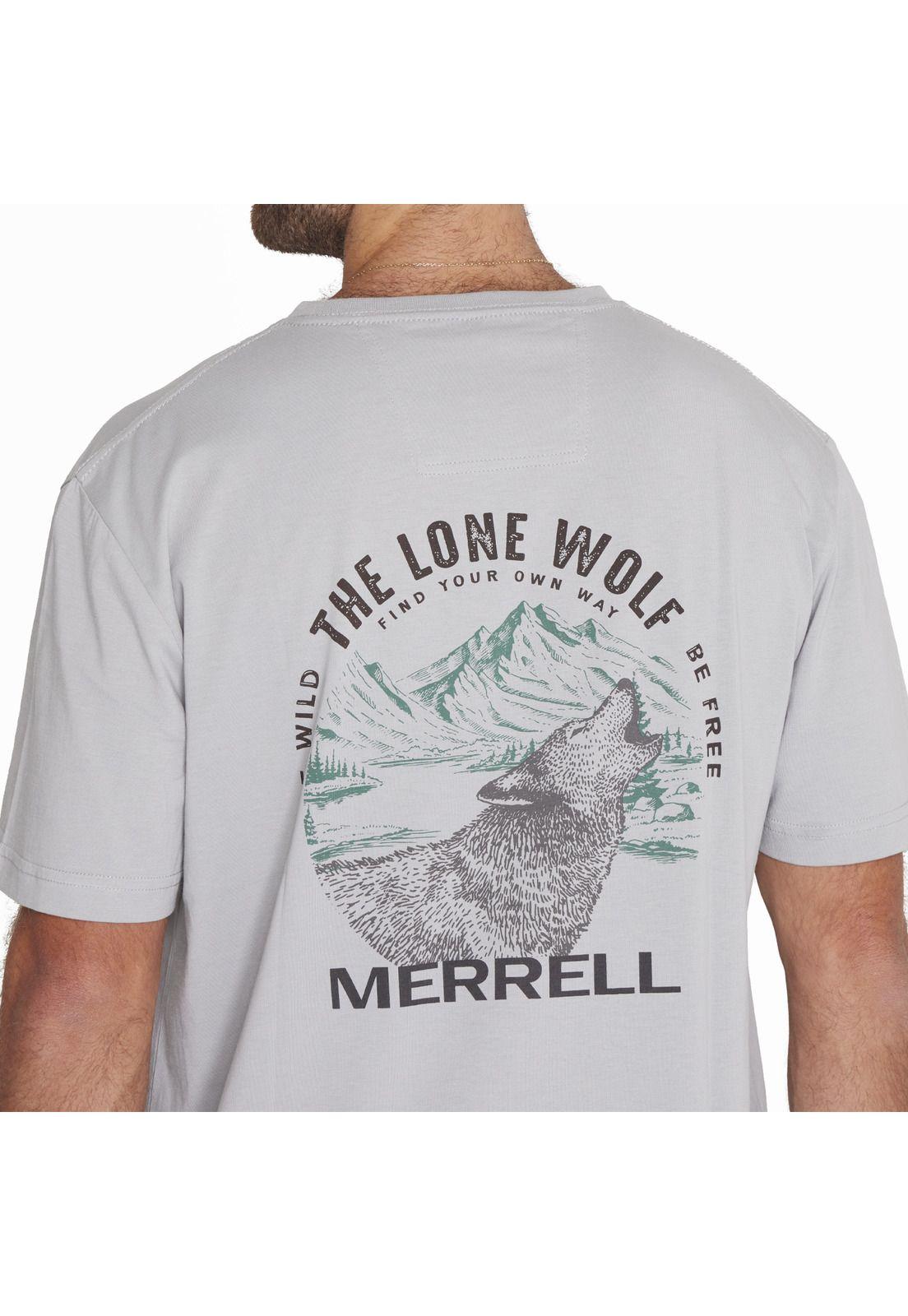 Polera M/C Short Sleeve Gris Claro Hombre-3