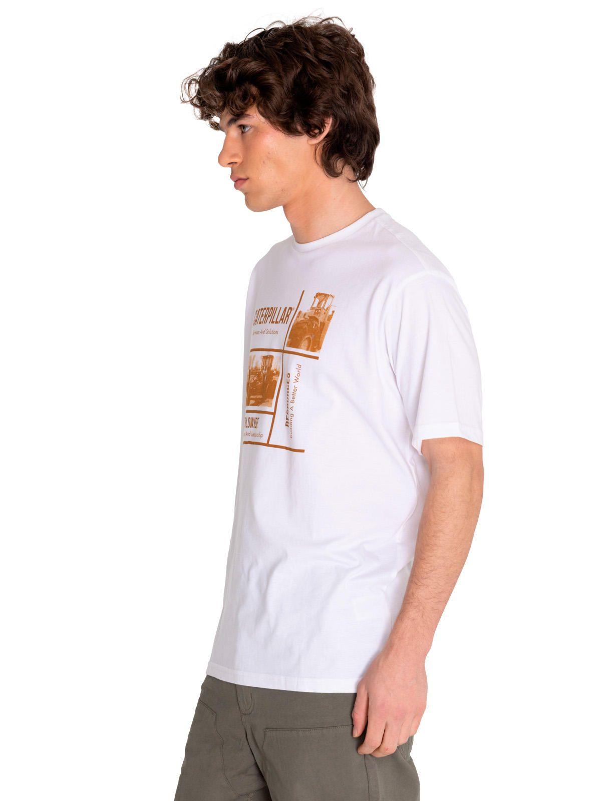 Polera Manga Corta Hombre His Traditi Graph7 Blanco-1