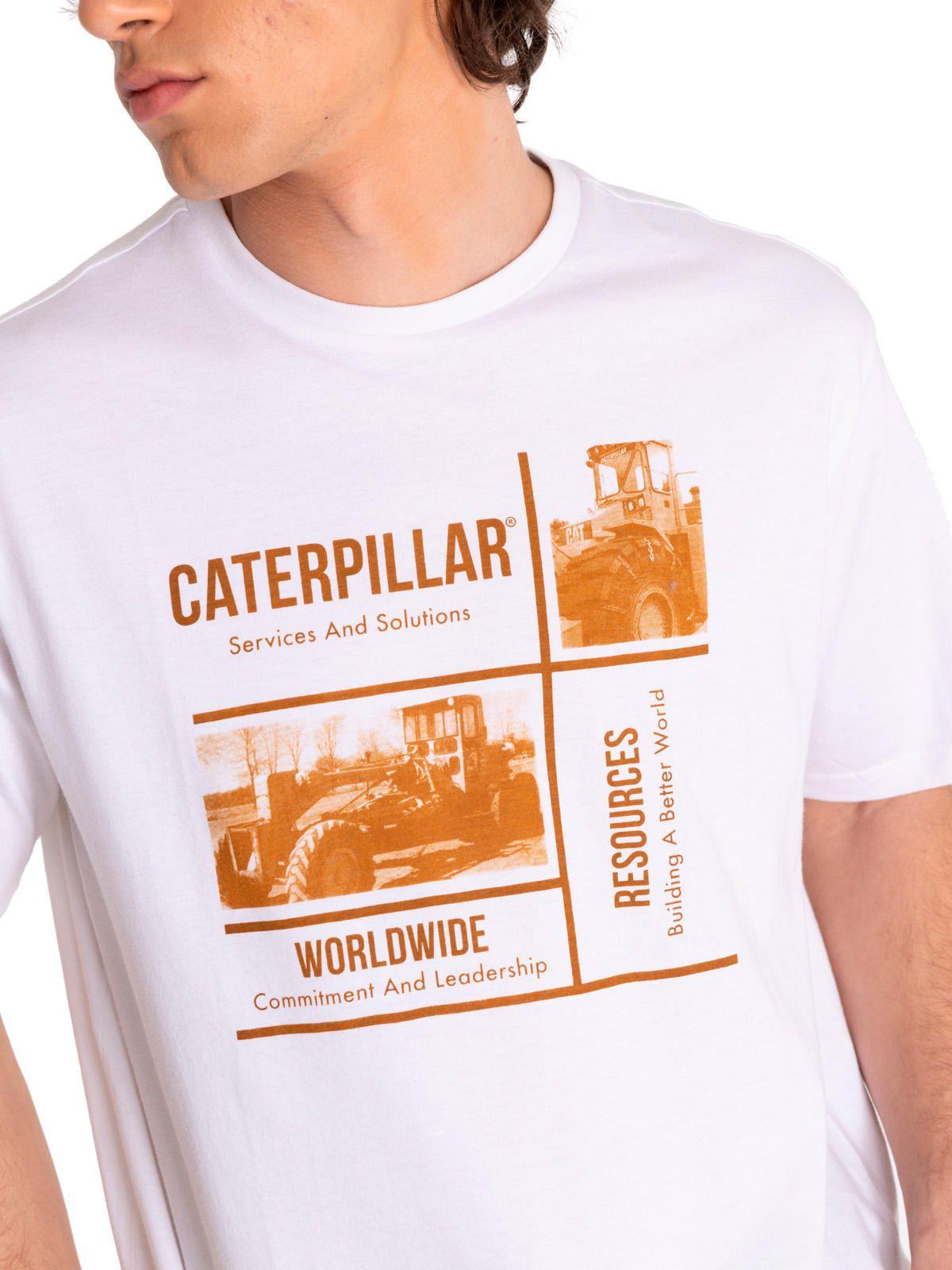 Polera Manga Corta Hombre His Traditi Graph7 Blanco-4