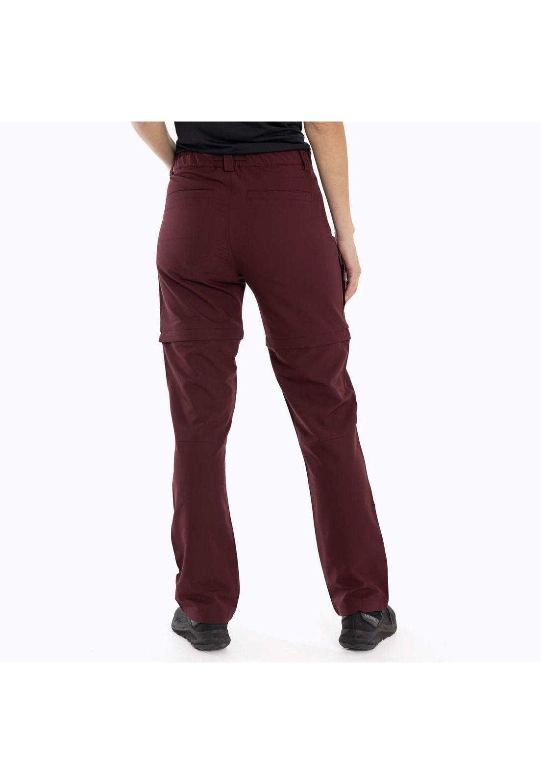 Pantalon Mujer Chandalar Burdeo Merrell-1