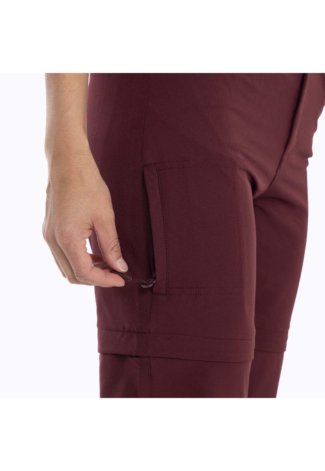 Pantalon Mujer Chandalar Burdeo Merrell-5