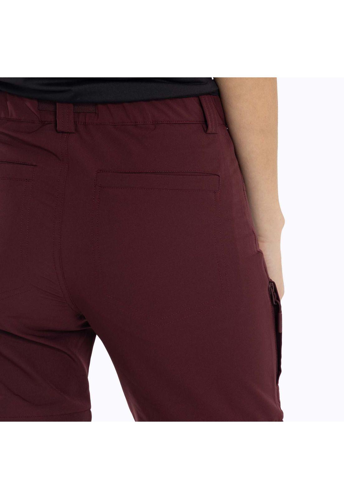 Pantalon Mujer Chandalar Burdeo Merrell-6
