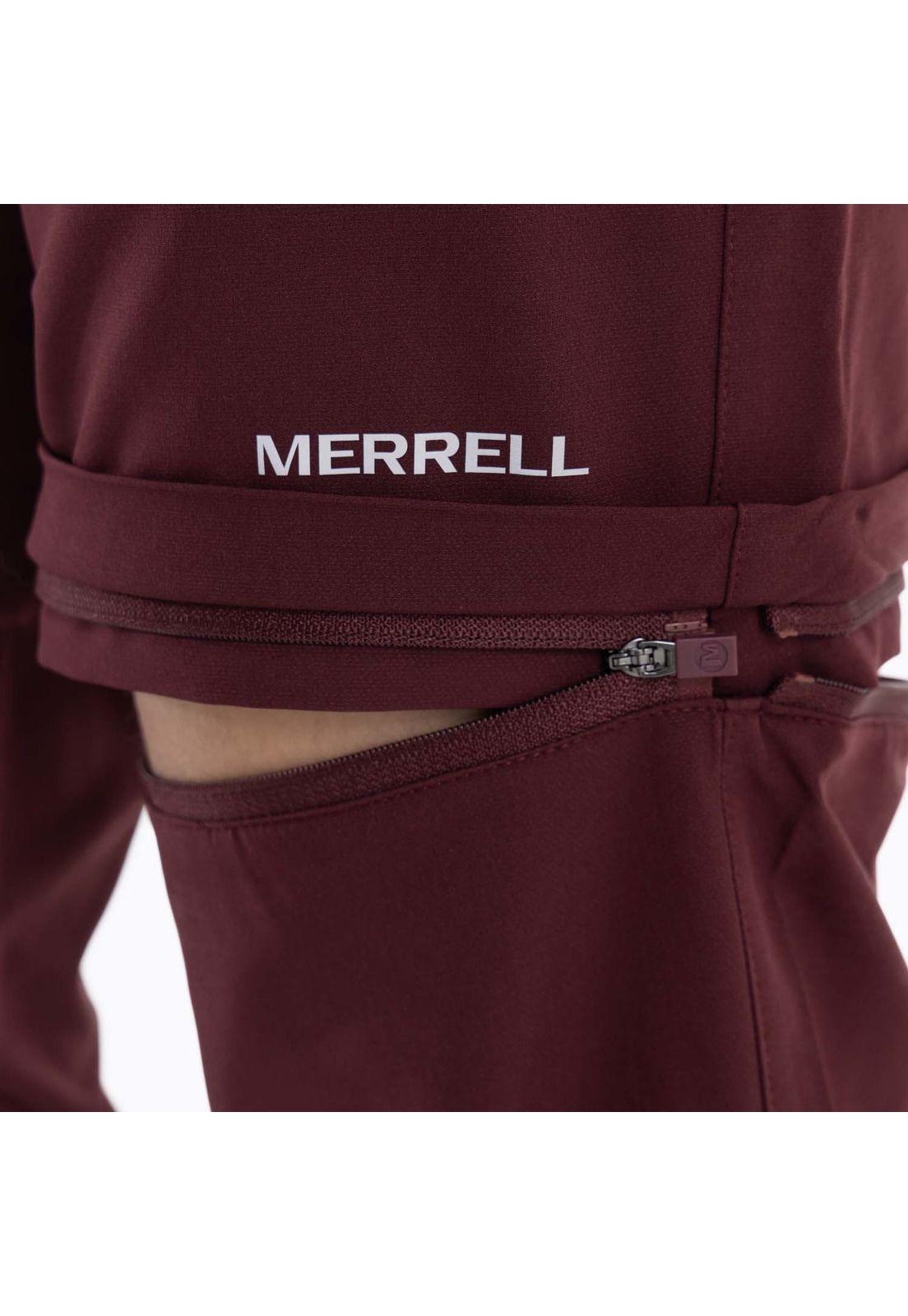 Pantalon Mujer Chandalar Burdeo Merrell-7