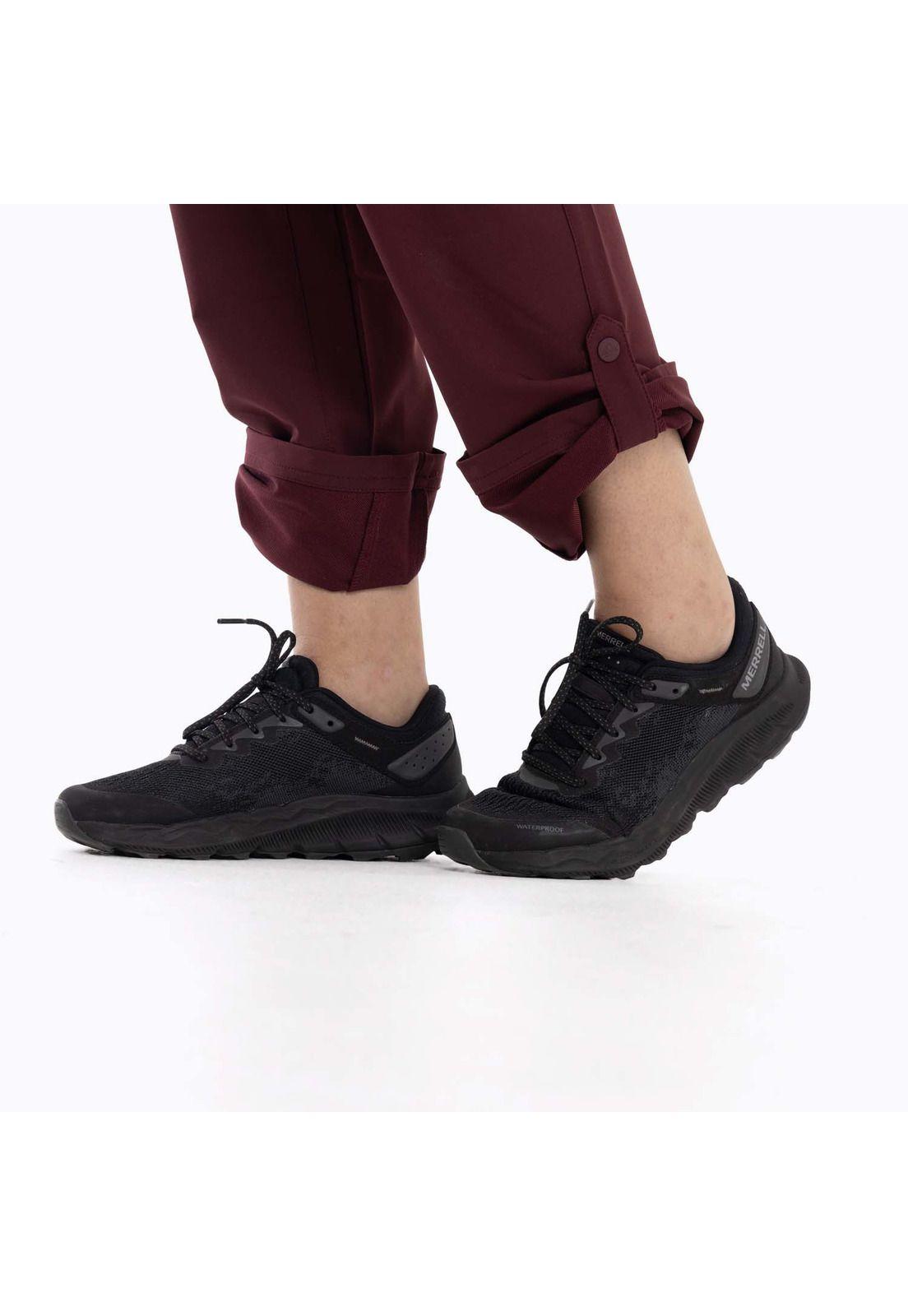 Pantalon Mujer Chandalar Burdeo Merrell-9