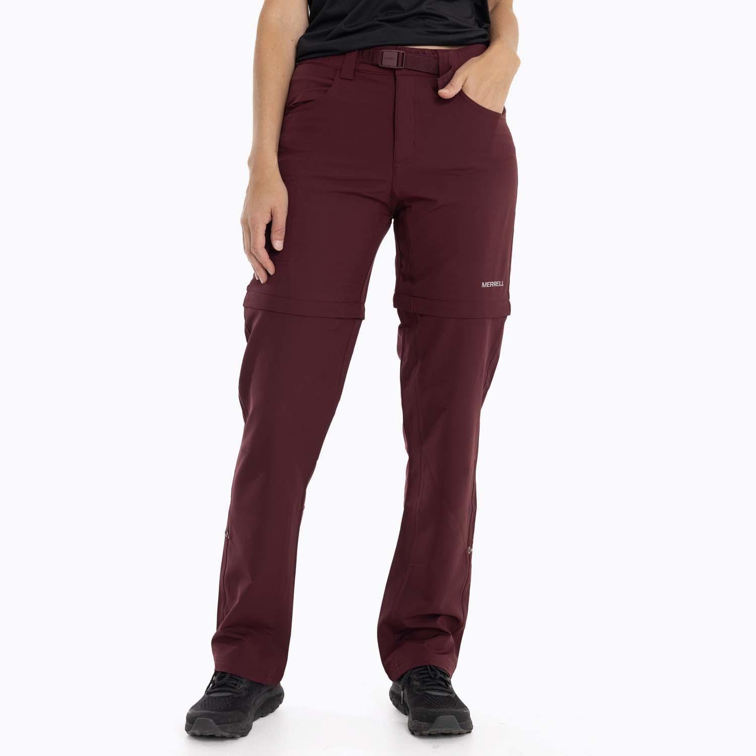 Pantalon Mujer Chandalar Burdeo Merrell-0