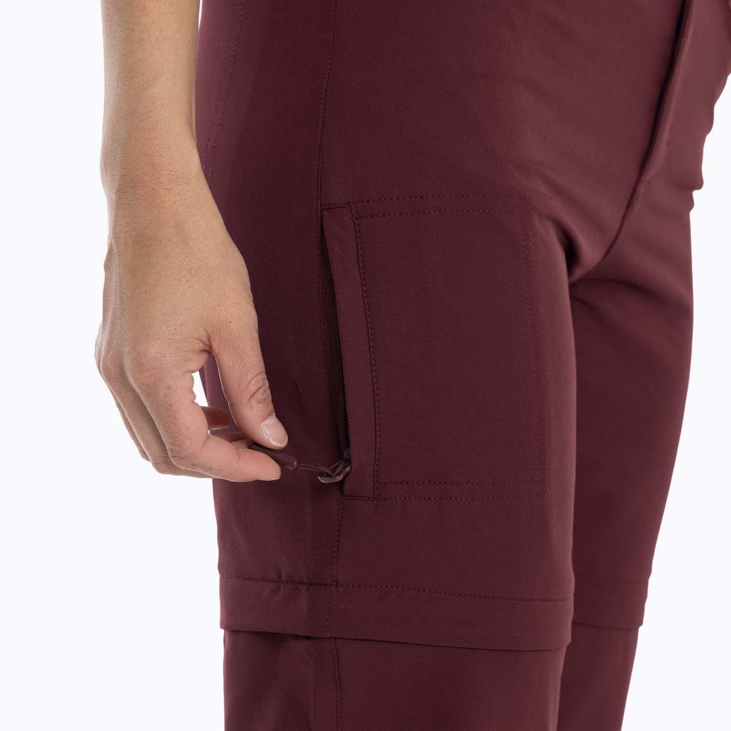 Pantalon Mujer Chandalar Burdeo Merrell-5