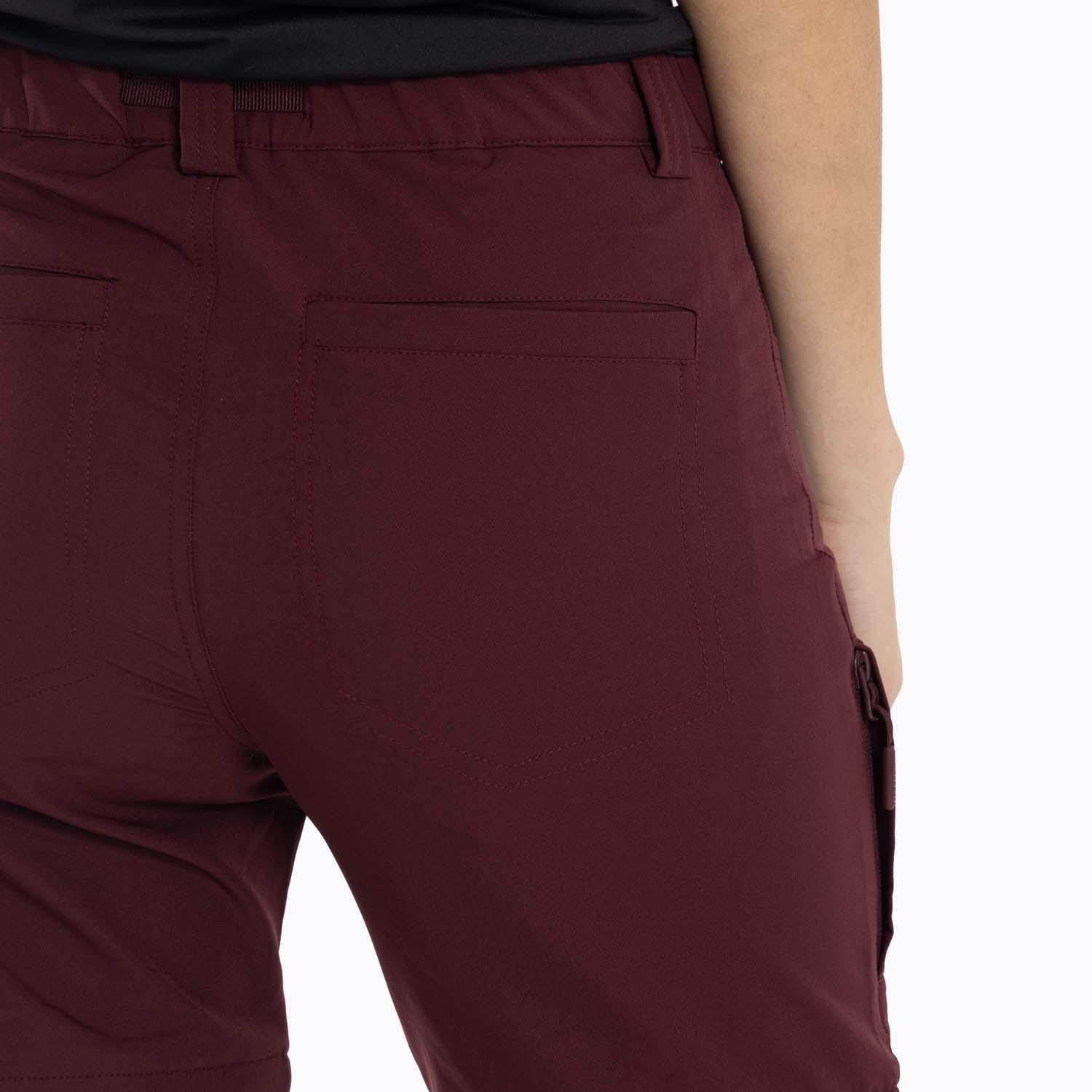 Pantalon Mujer Chandalar Burdeo Merrell-6