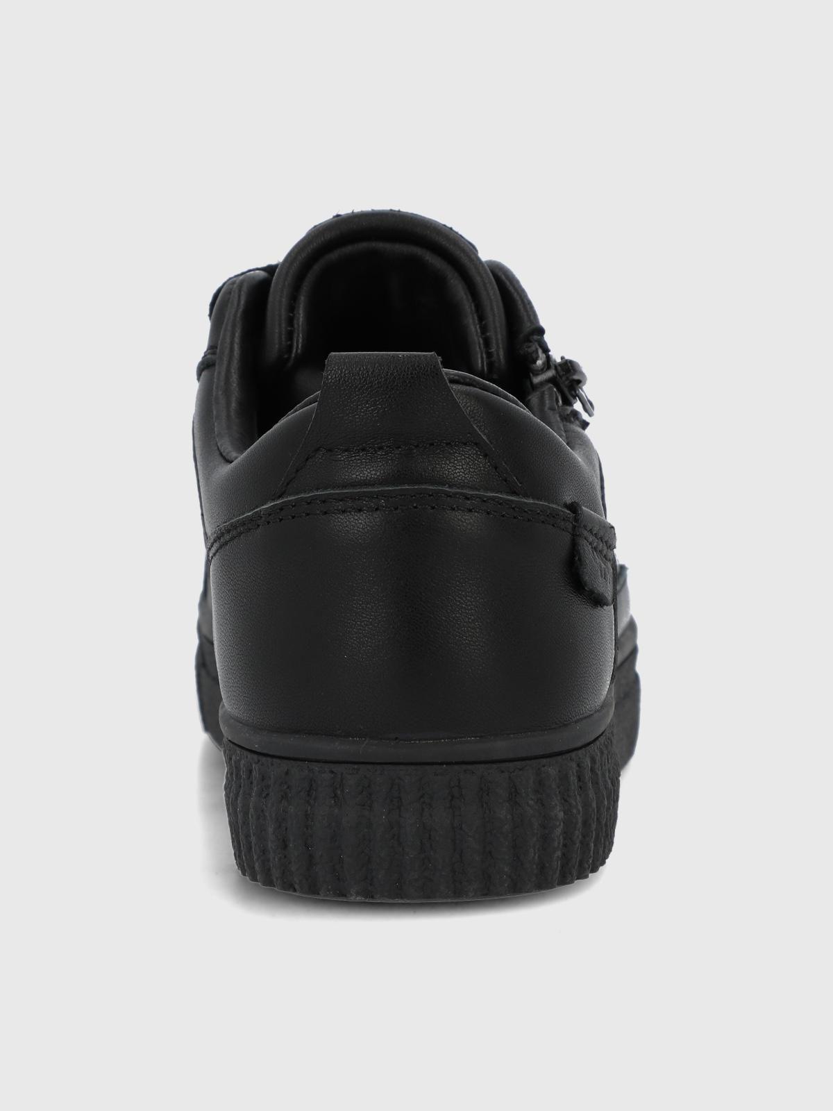 Zapatilla Escolar Cuero Niño Akita Negro-6