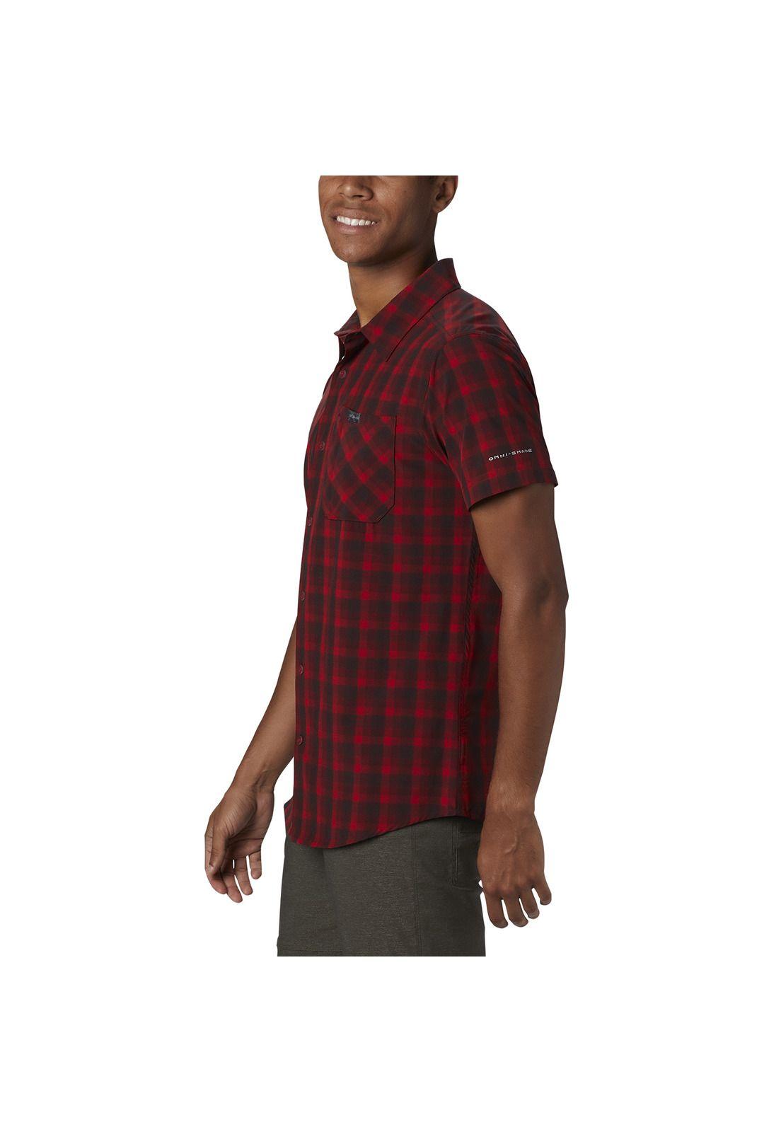 Camisa Hombre Triple Canyon Ss Rojo-4