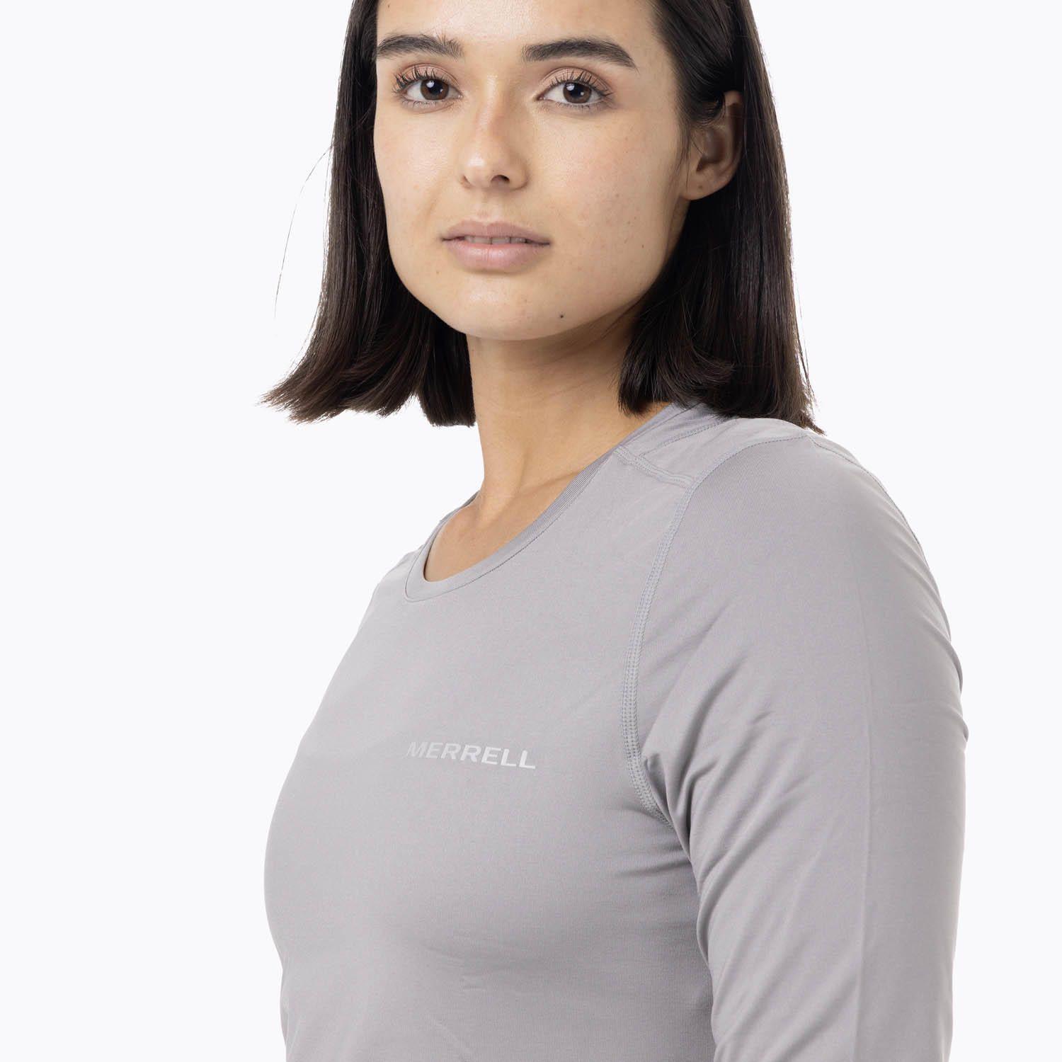 Primera Capa Superior Mujer First Layer Gris-4