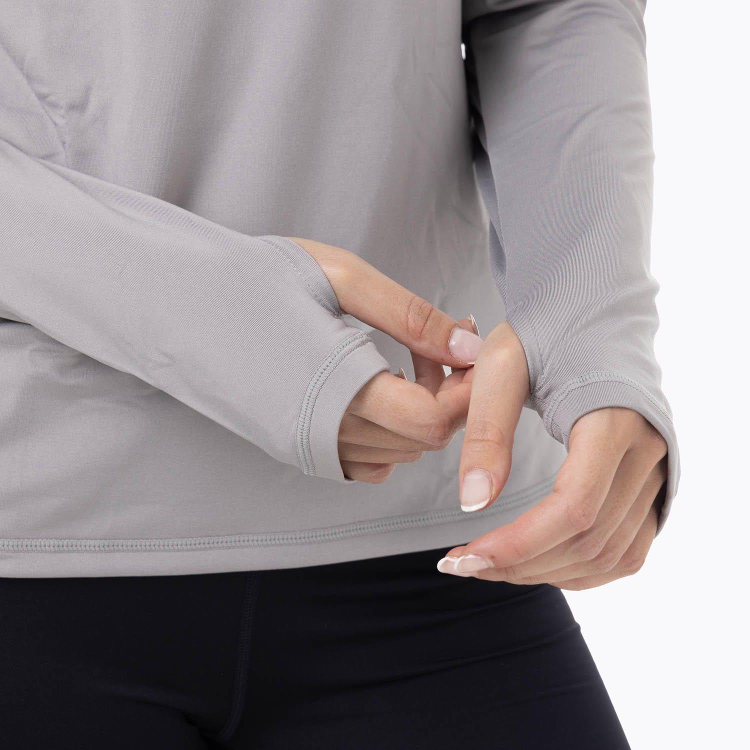 Primera Capa Superior Mujer First Layer Gris-5