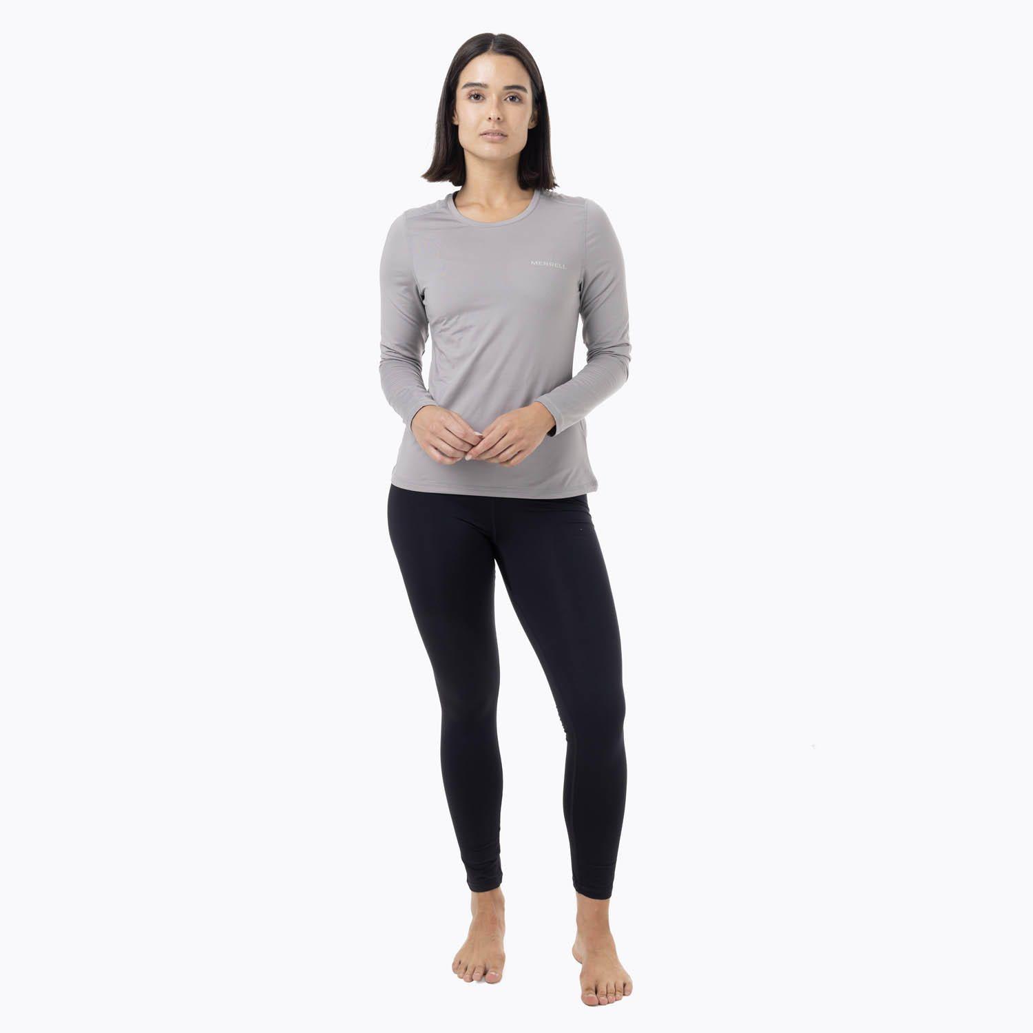 Primera Capa Superior Mujer First Layer Gris-7