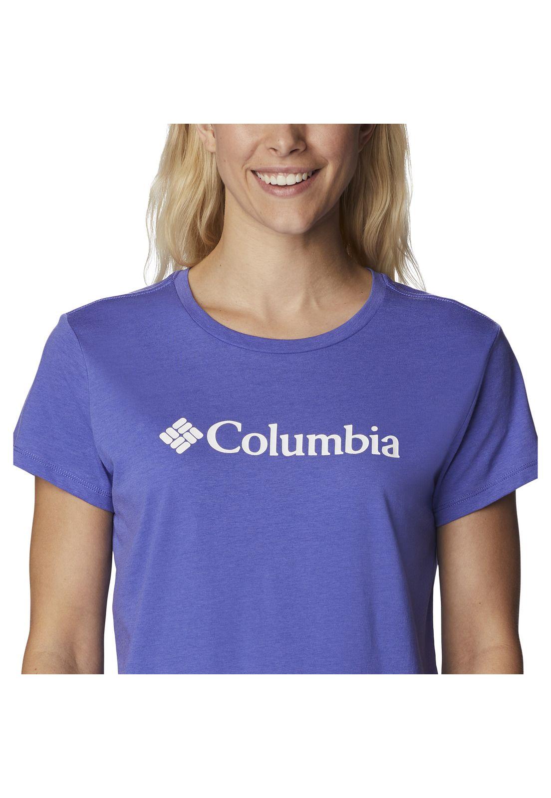 Polera M/C Trek Ss Graphic Tee Morado Mujer-3