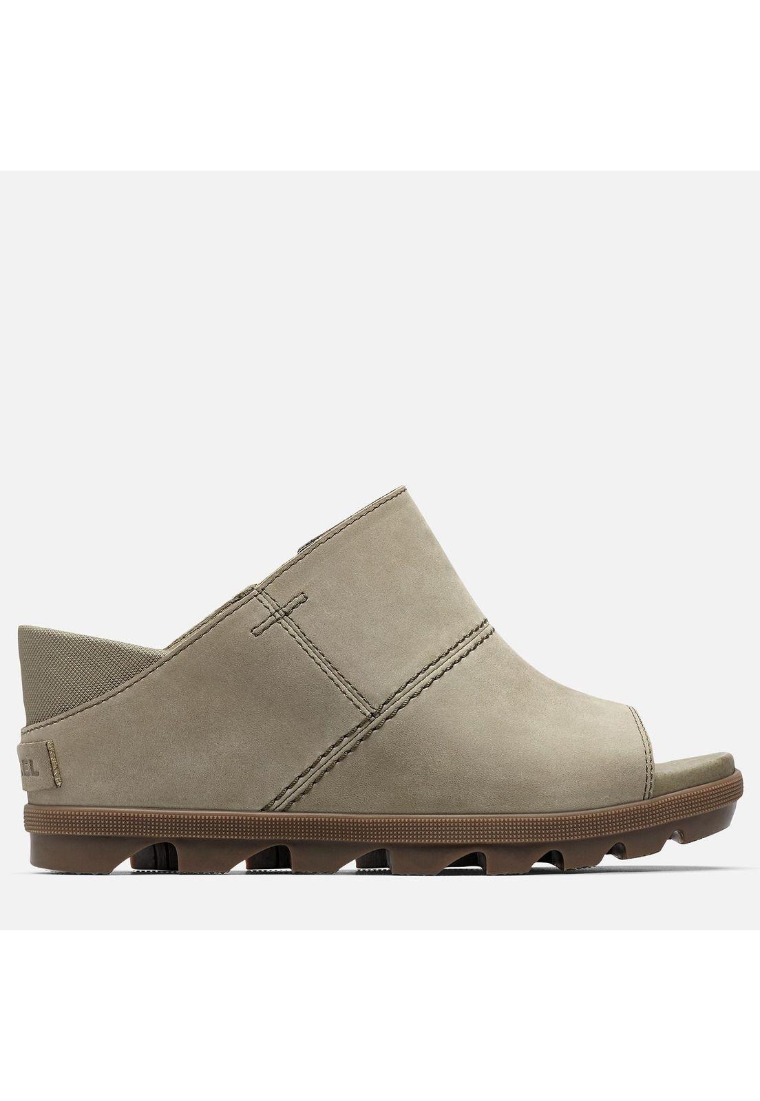 Sandalia Joanie II Slide Gris Mujer-0