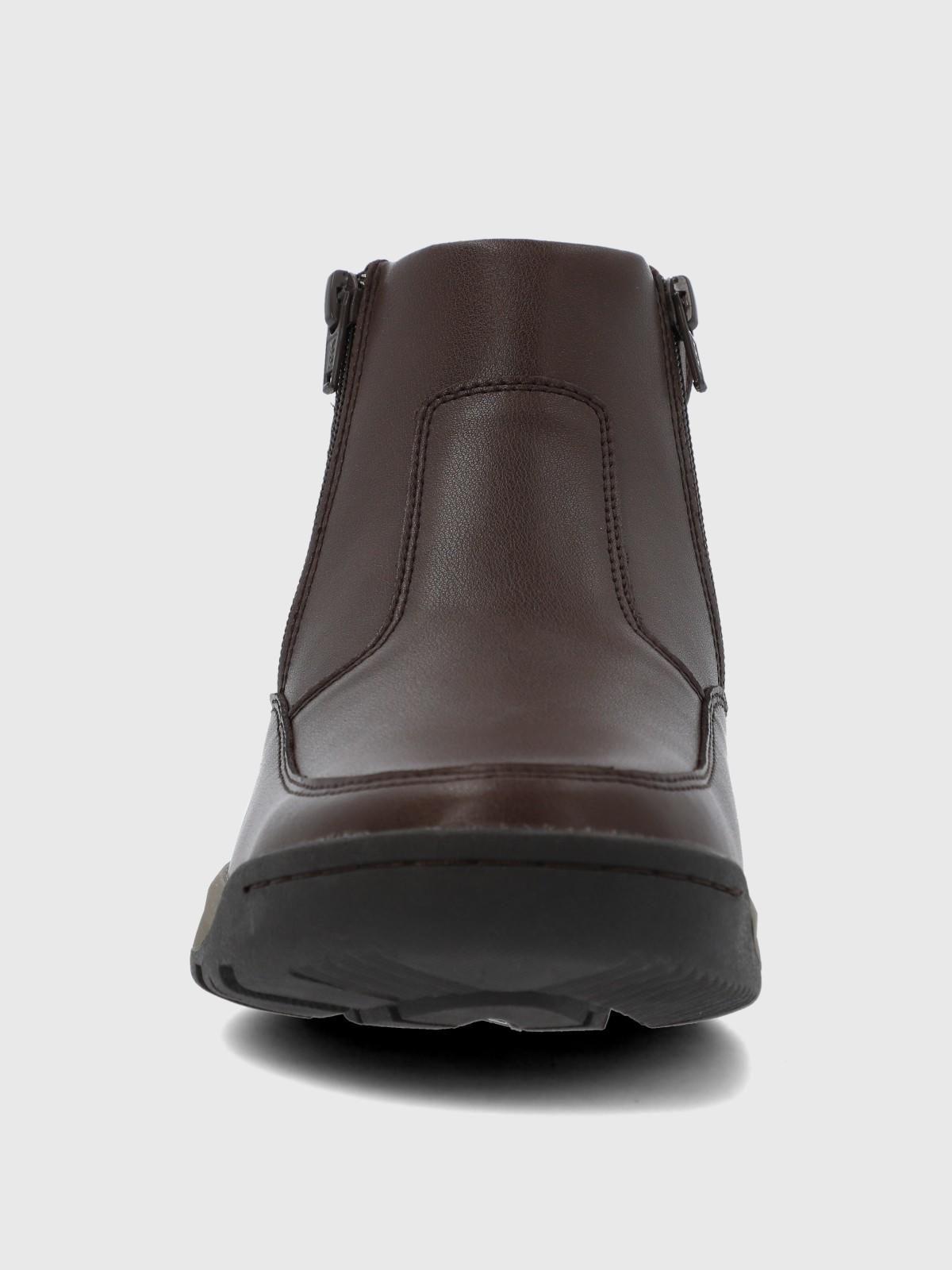 Botin Hombre Chief Café Cuero-3