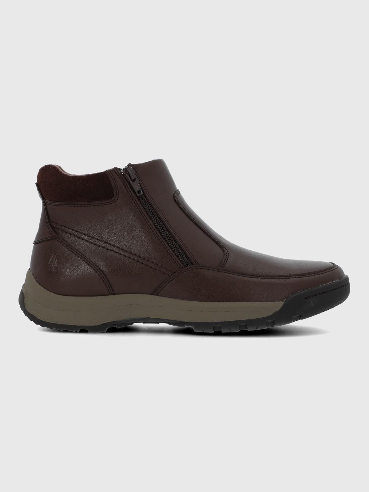 Botin Hombre Chief Café Cuero-1
