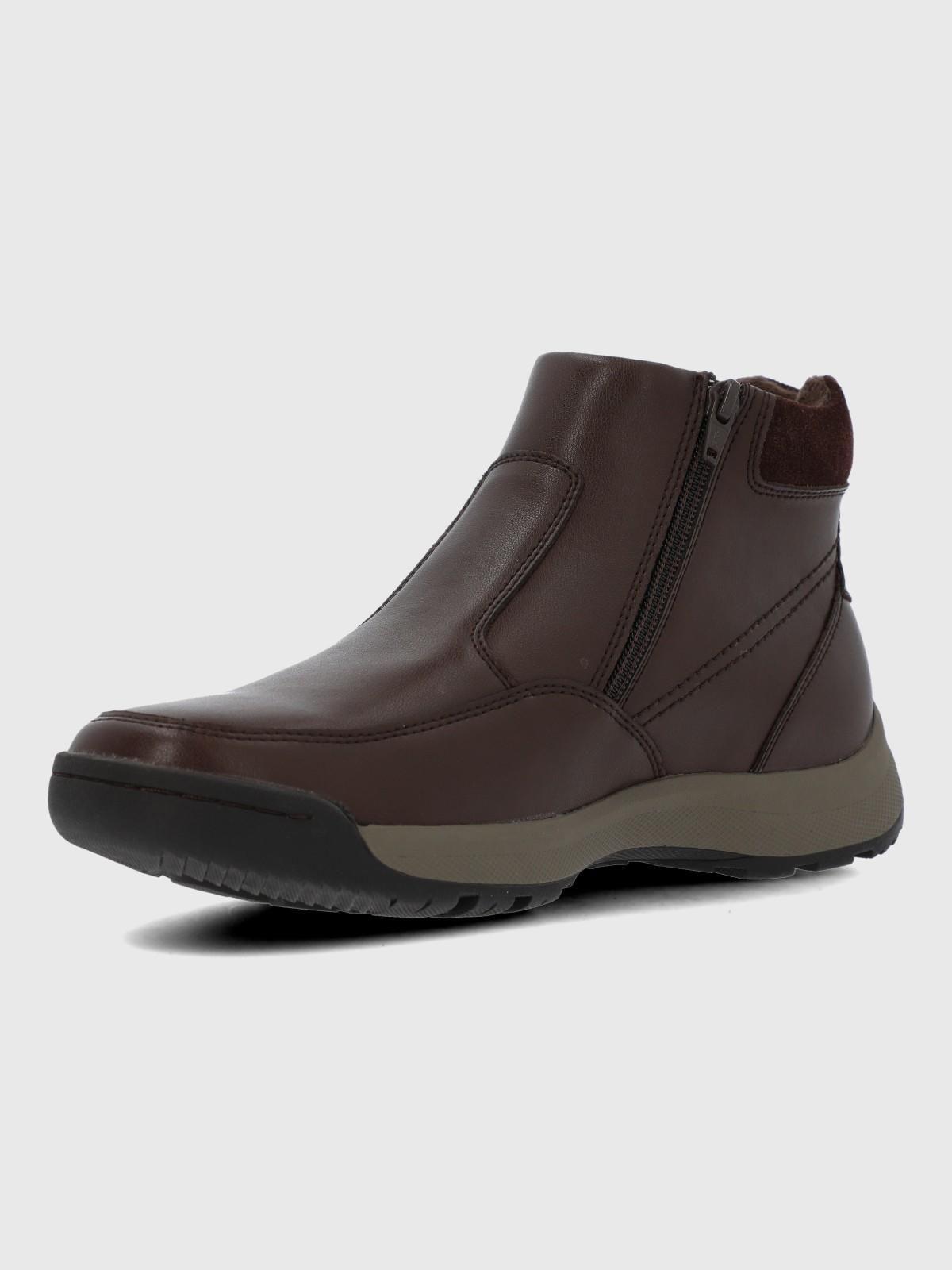 Botin Hombre Chief Café Cuero-5