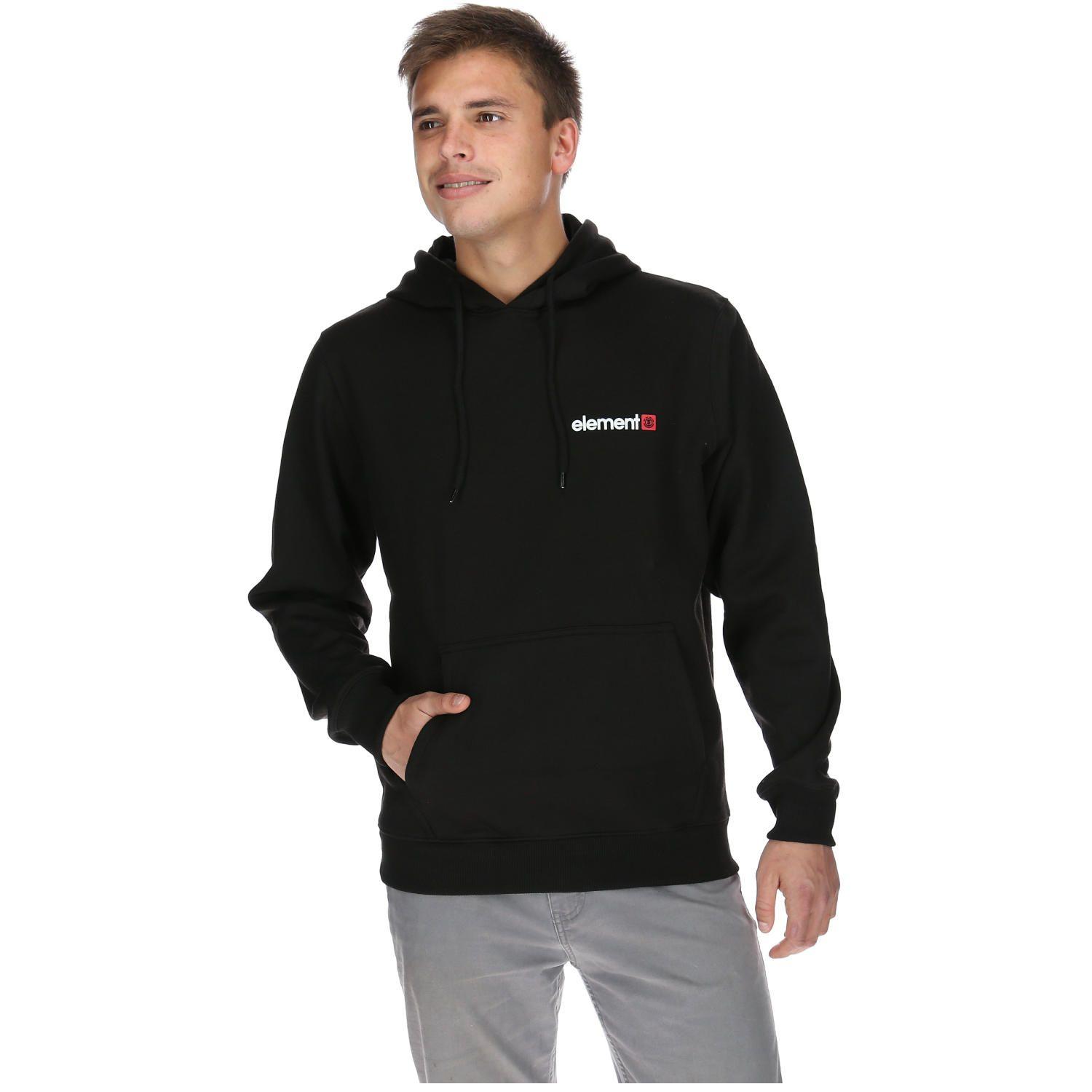 Polerón Unisex Vertical Hoodie Negro -0
