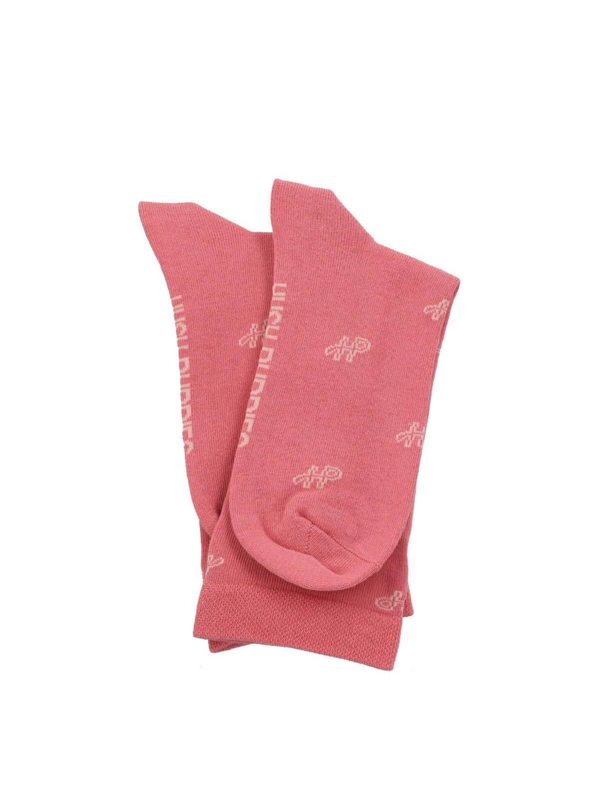 Calcetín Algodón Mujer C Cuff Hp Rosado-2
