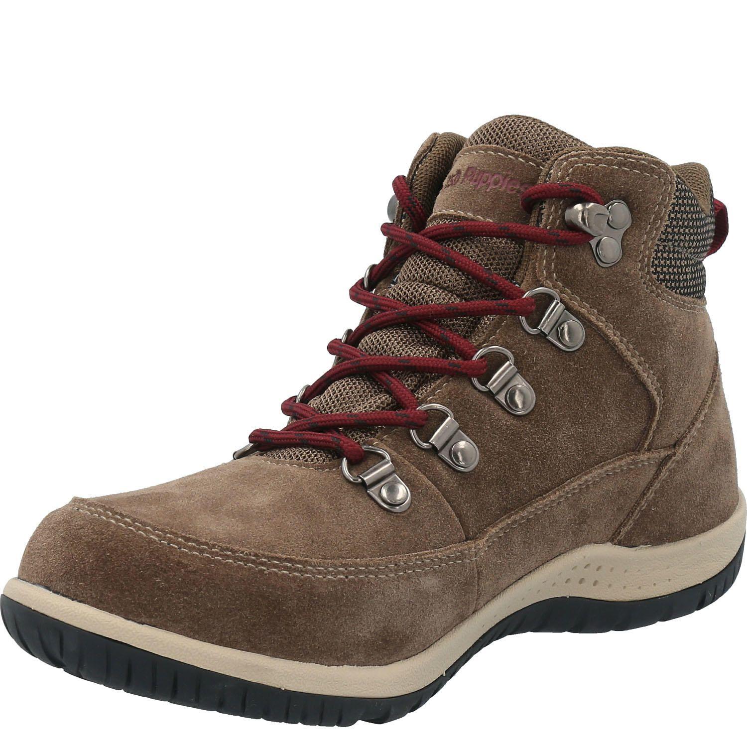 Botin Cuero Mujer Emur Taupe Waterproof-4