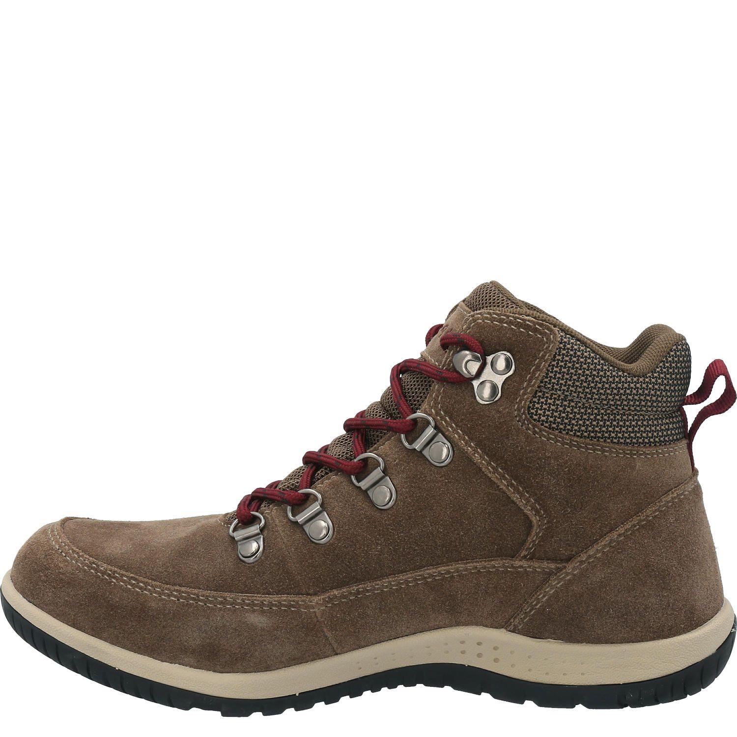 Botin Cuero Mujer Emur Taupe Waterproof-5