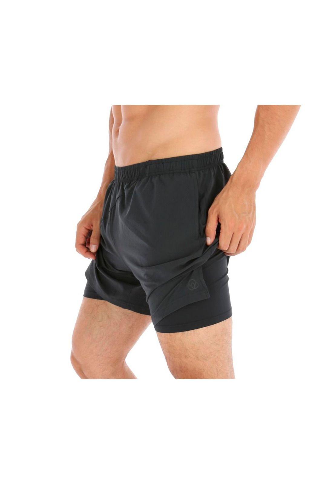 Short 2 In 1 Short 7 Negro-1