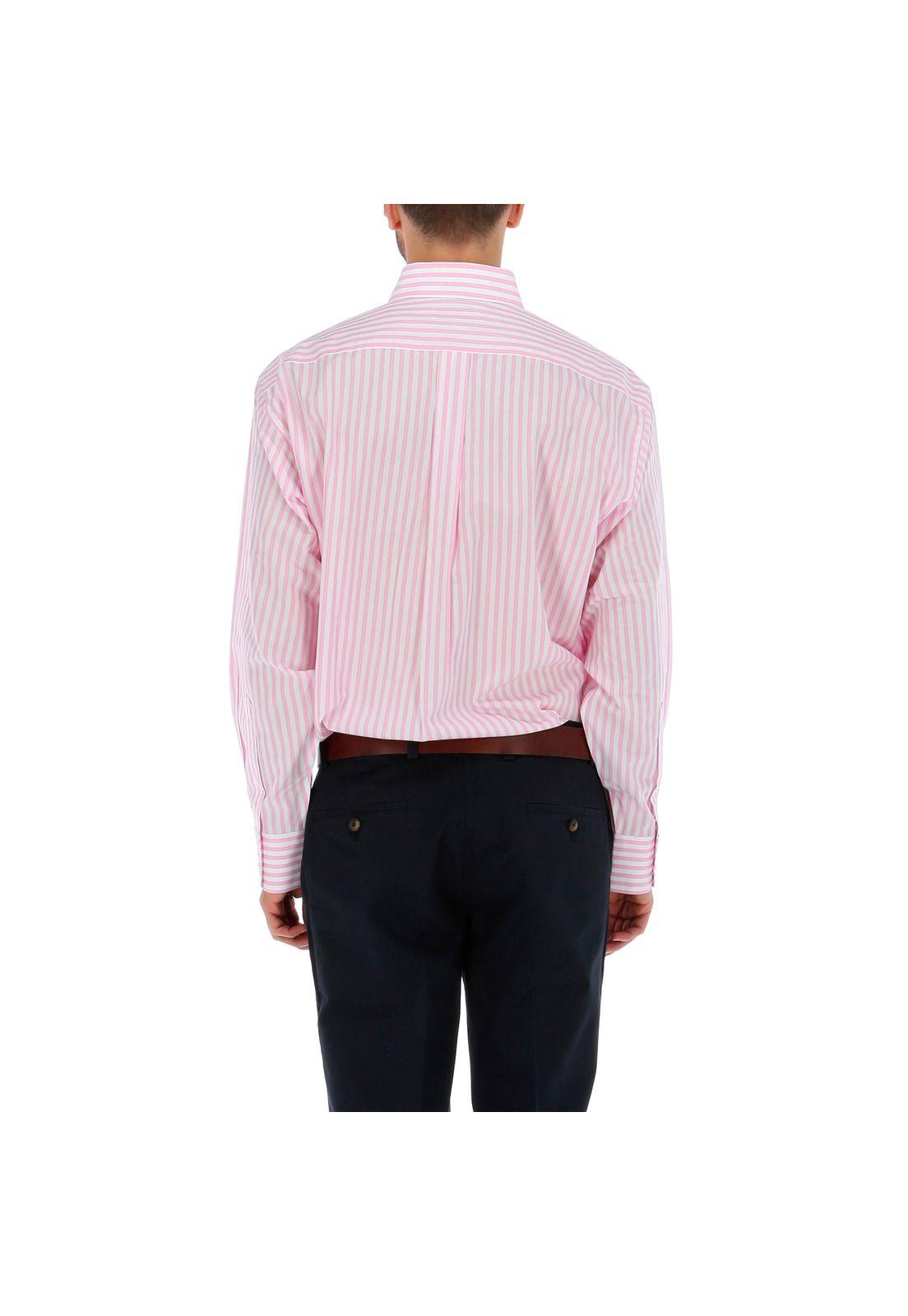 Camisa Algodón Libre de Arrugas Rockford Rosa Rockford-2