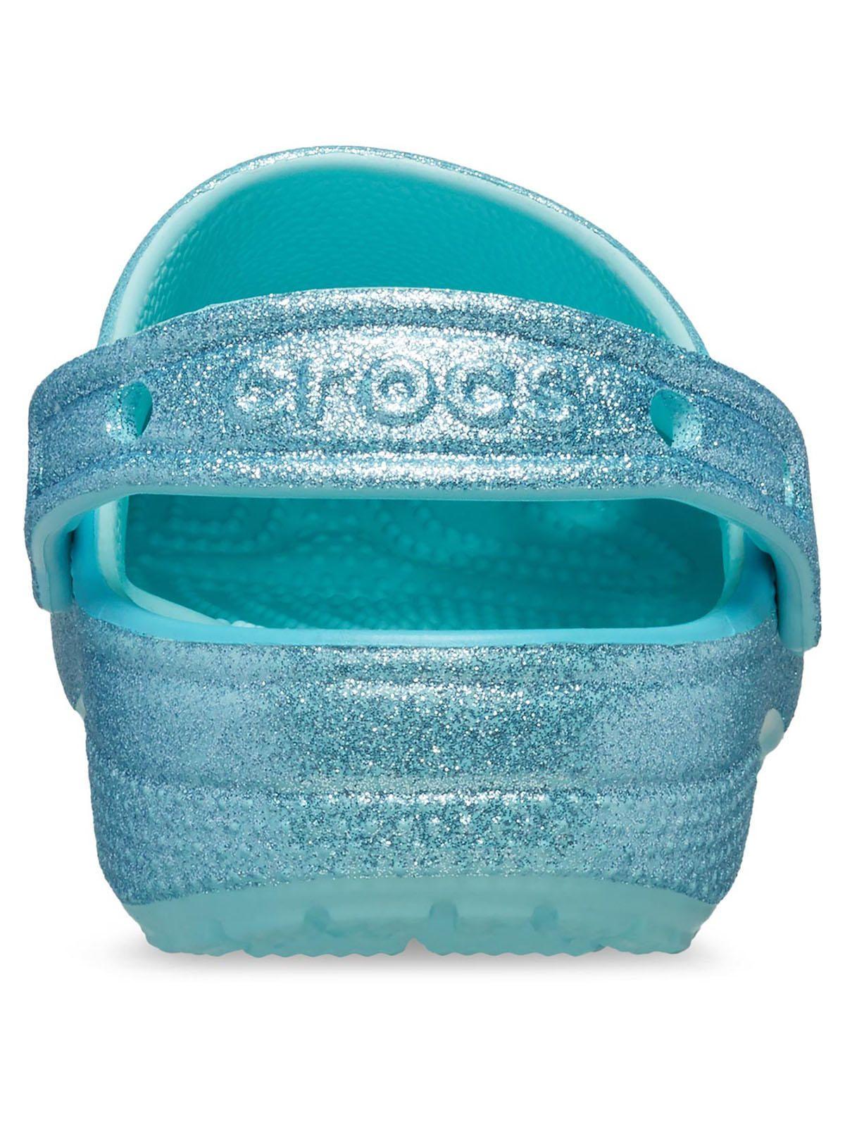 Zueco Crocs Niño Frozen Elsa Clog K Celeste-7