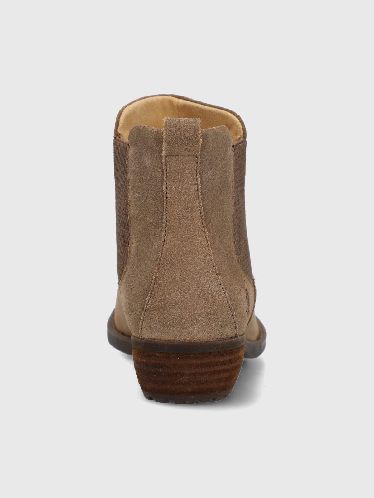 Botin Cuero Mujer Karol Café-6