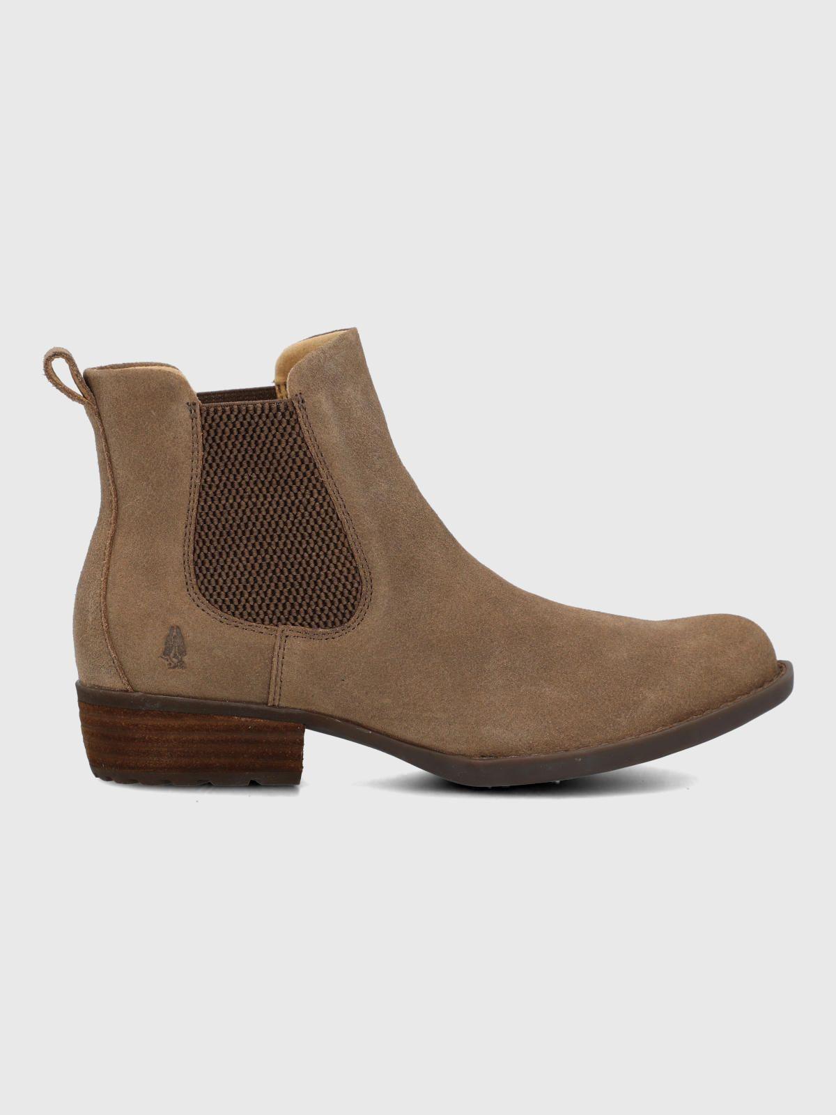 Botin Cuero Mujer Karol Café-1