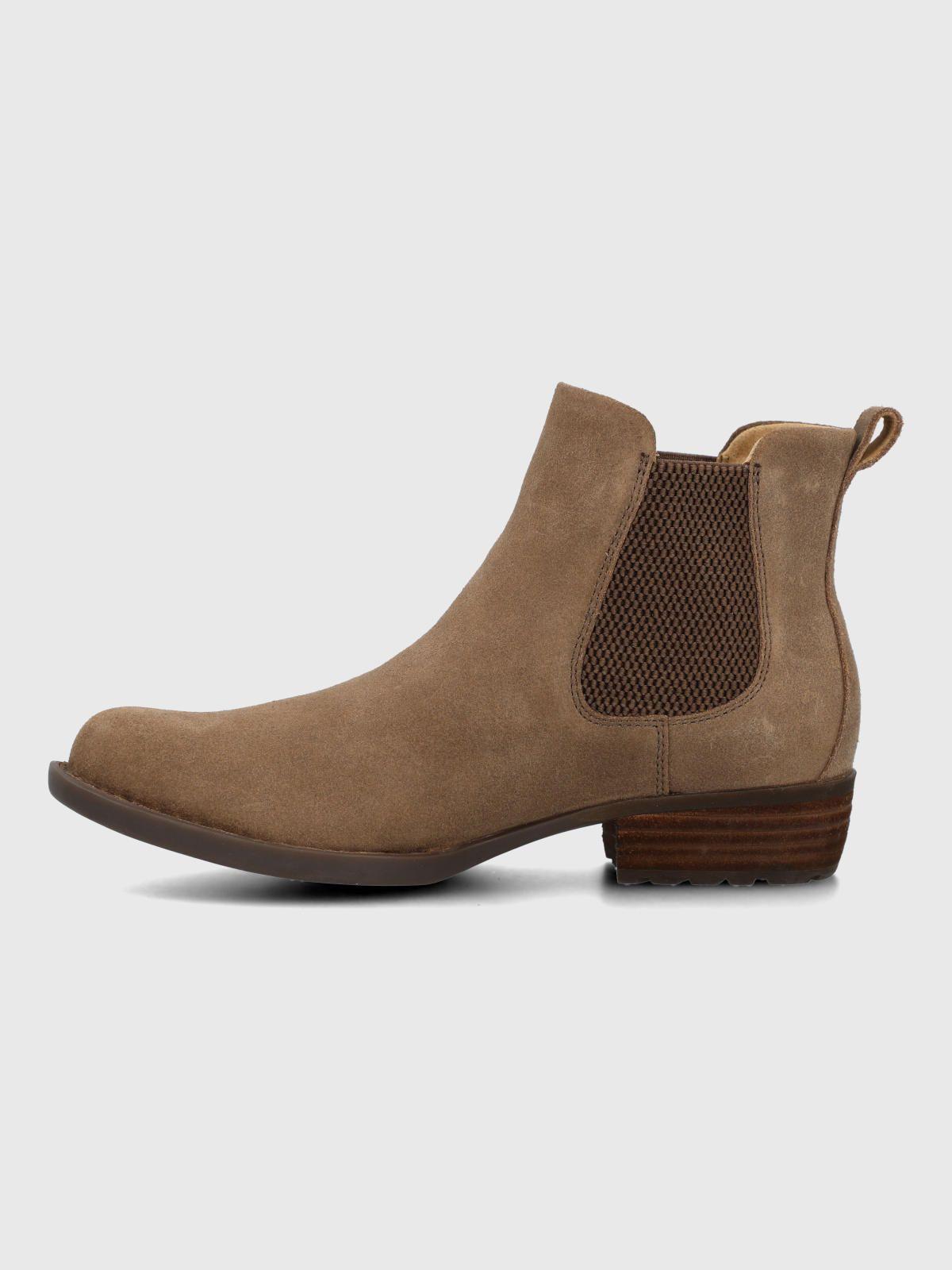 Botin Cuero Mujer Karol Café-4