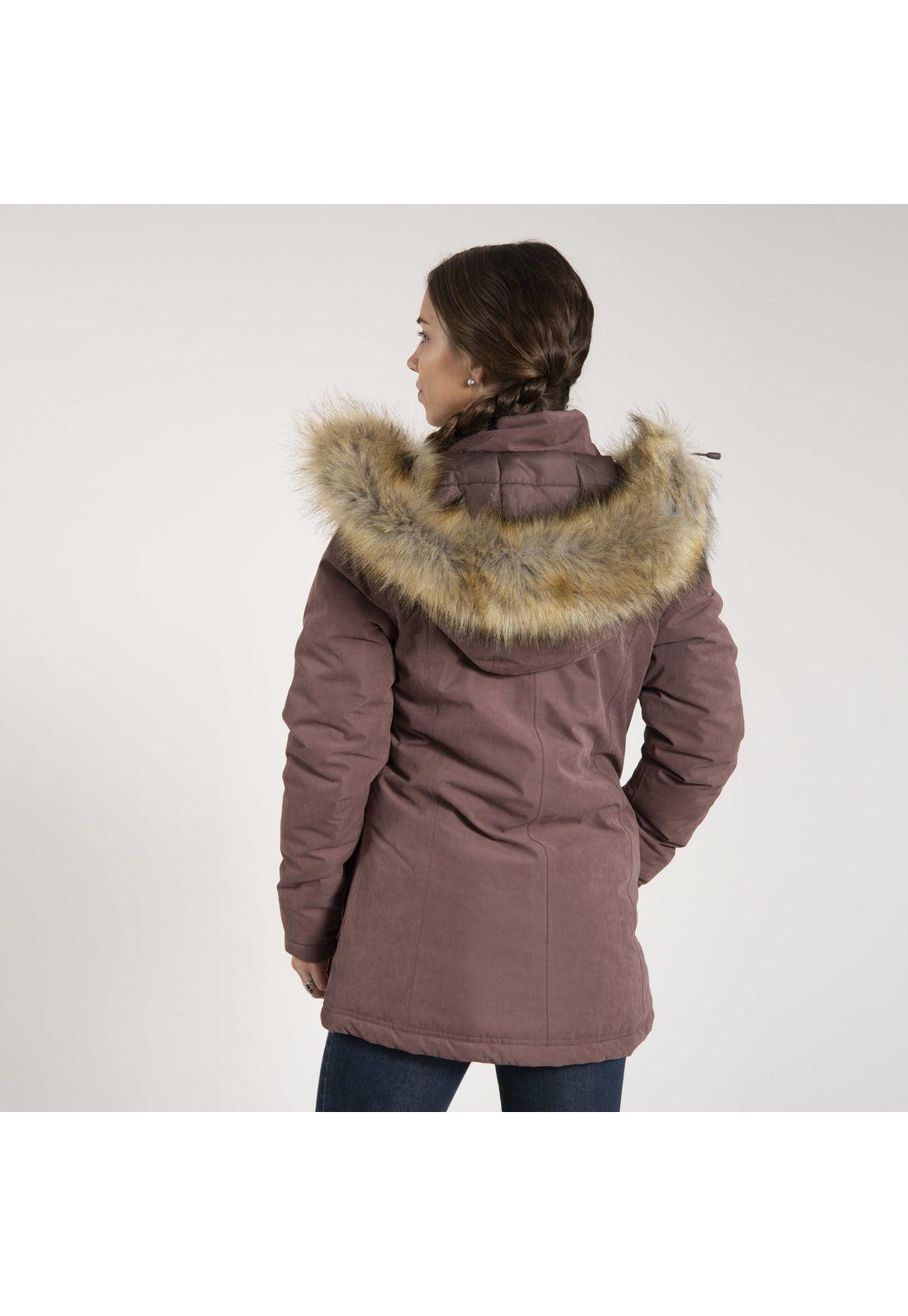 Parka Mujer Kahuna Repreve Waterproof Morado-3