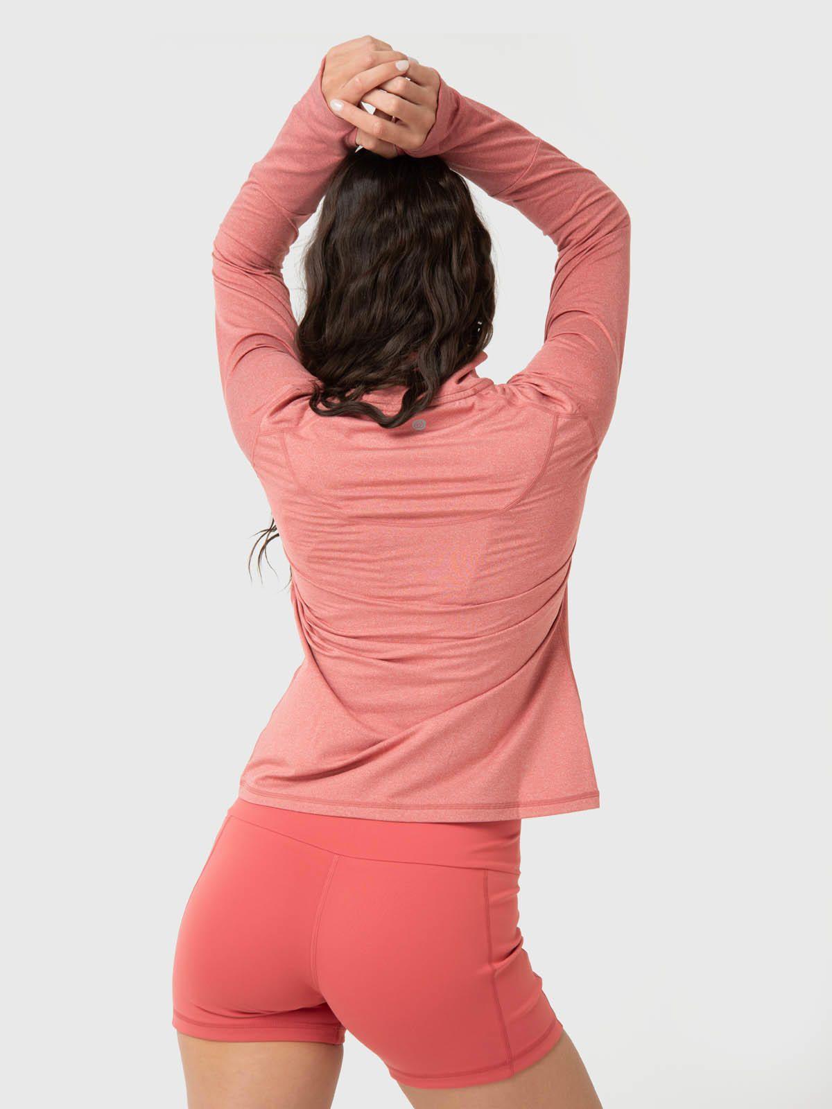 Polerón Half Zip Rec Rosado-3