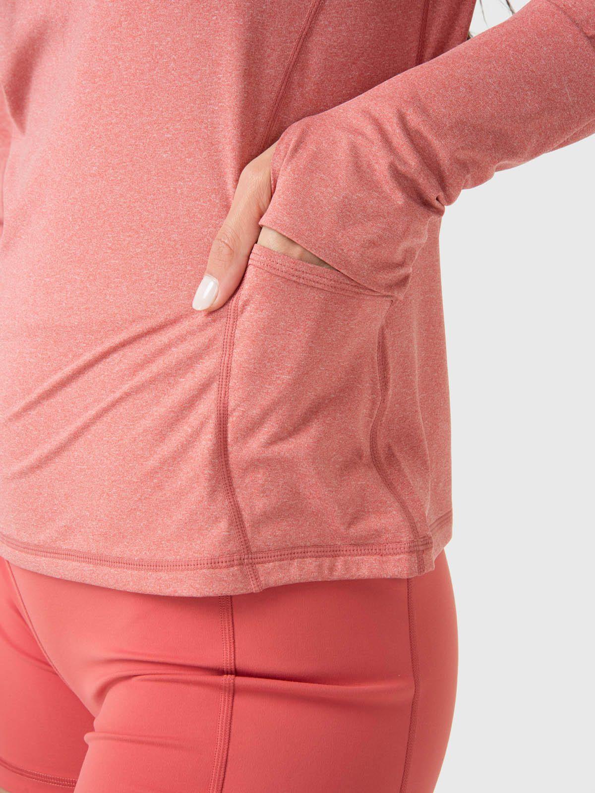 Polerón Half Zip Rec Rosado-4