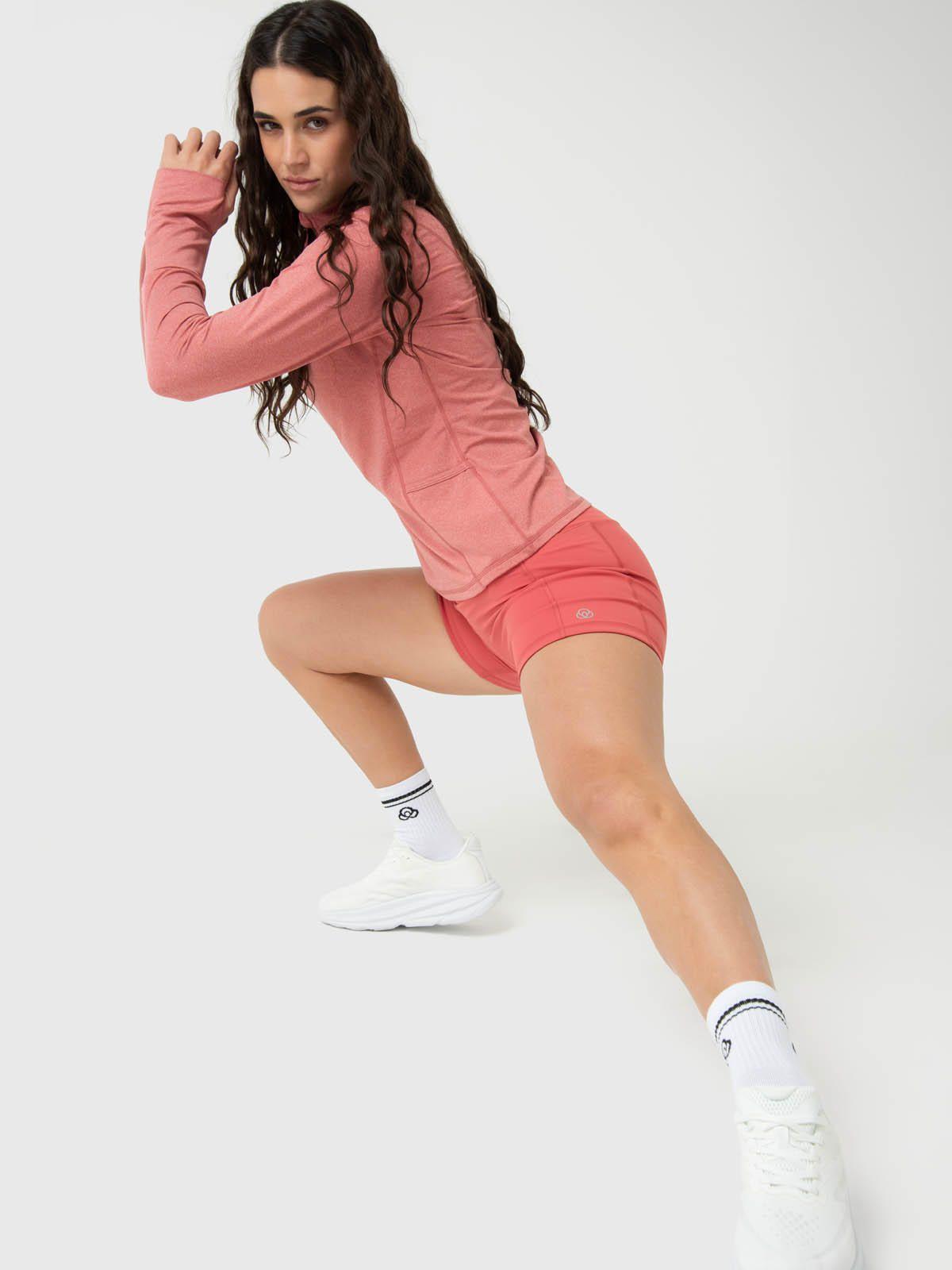 Polerón Half Zip Rec Rosado-5