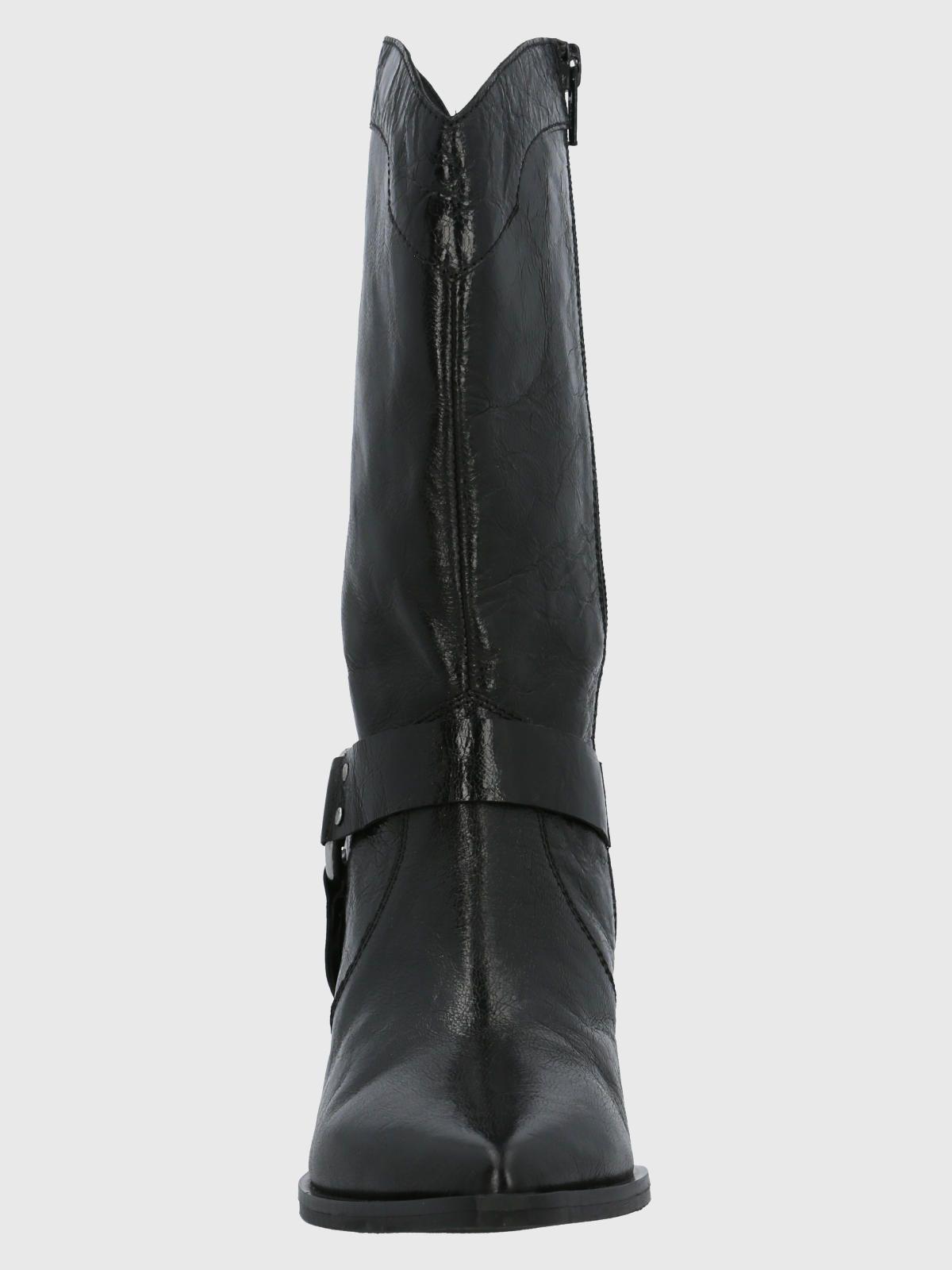 Bota Cuero Mujer Tim Negro-3