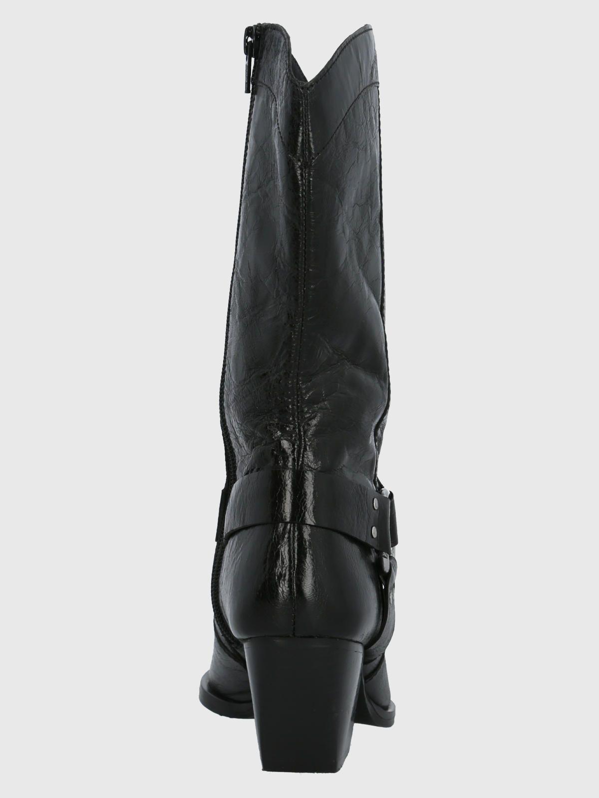 Bota Cuero Mujer Tim Negro-6