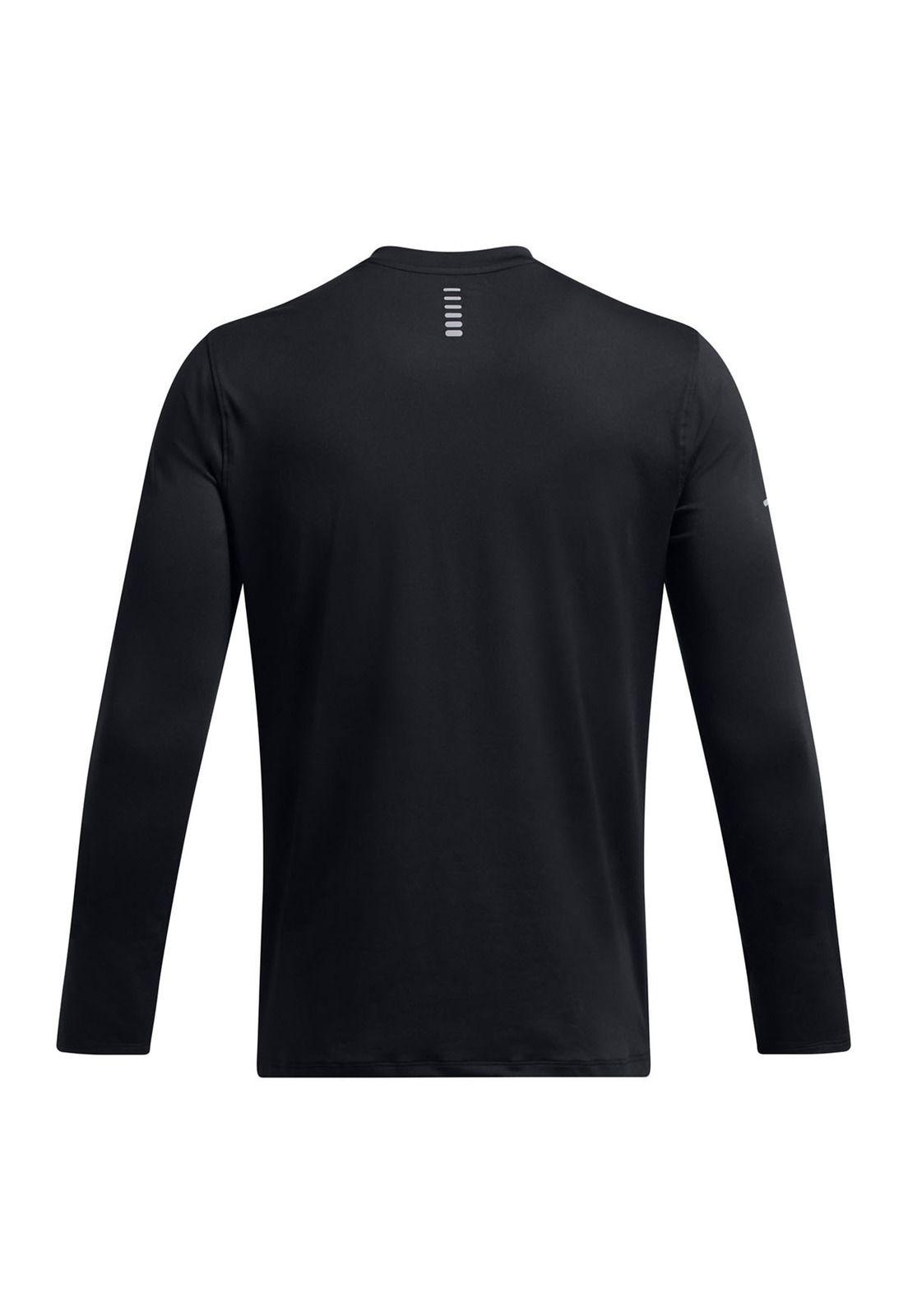 Polera manga larga Launch Pro hombre Negro-1