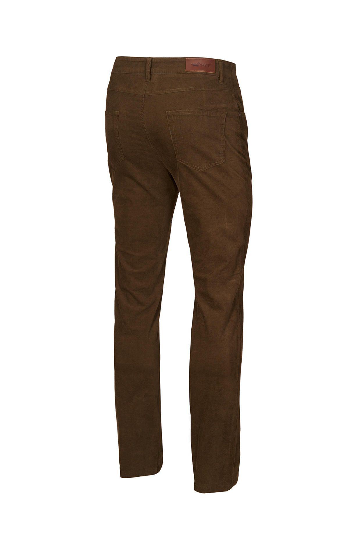 Pantalón Natural Flex Hombre Corduroy Verde-1