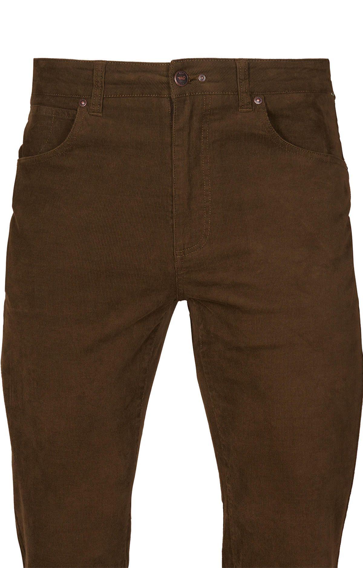 Pantalón Natural Flex Hombre Corduroy Verde-3