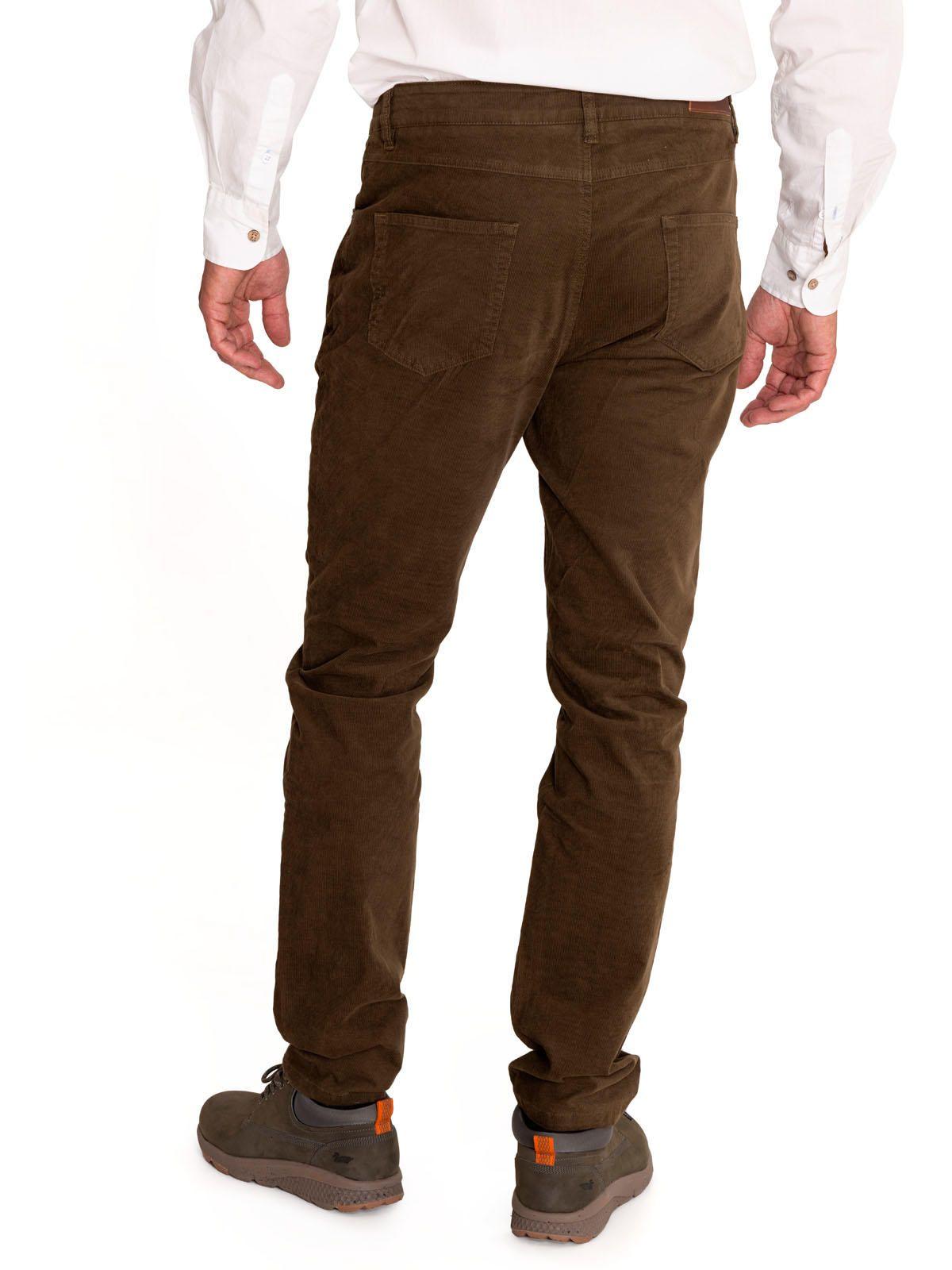 Pantalón Natural Flex Hombre Corduroy Verde-6