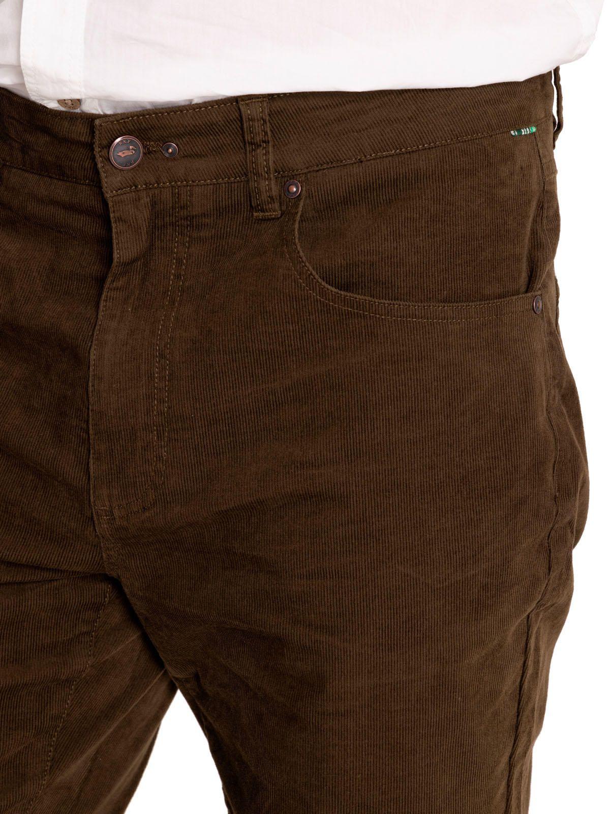 Pantalón Natural Flex Hombre Corduroy Verde-7
