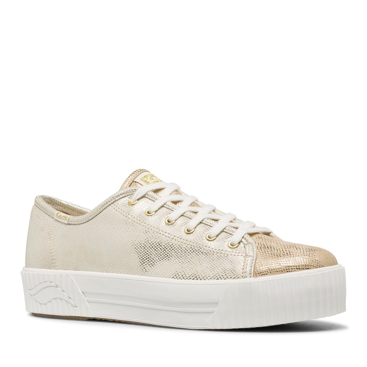Zapatilla Mujer Triple Kick Amp S Shine Crema-1