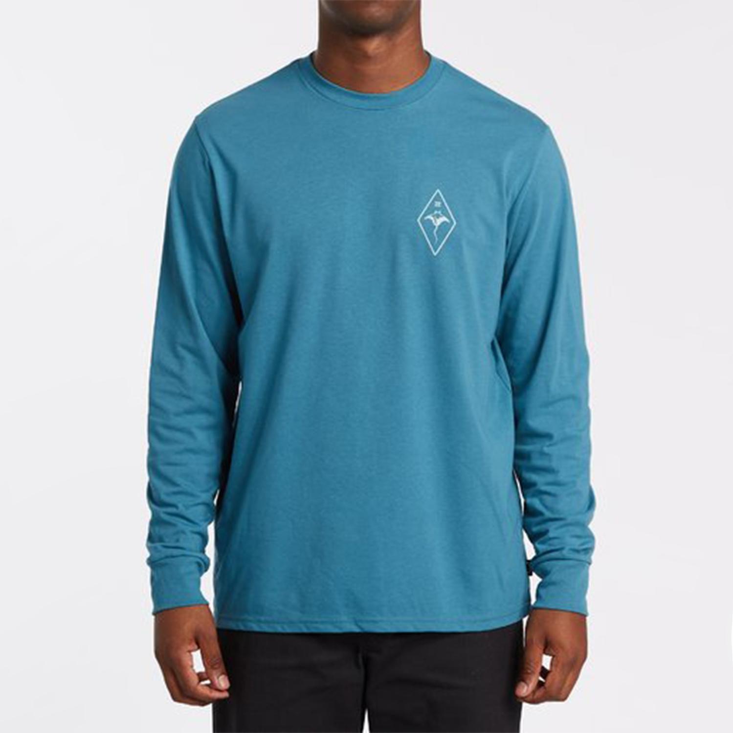 Polera M/L  Beyond Ls Azul Hombre-0