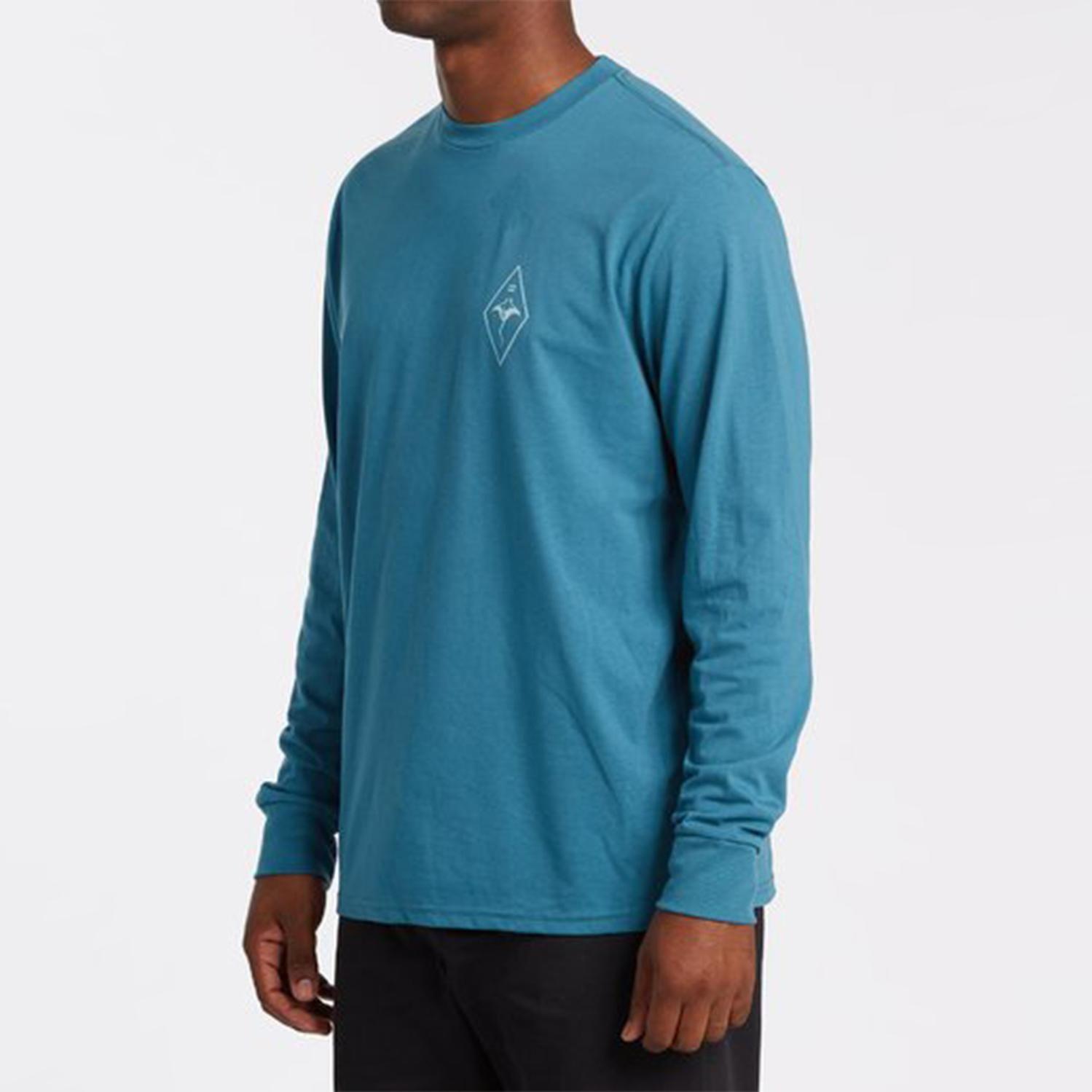 Polera M/L  Beyond Ls Azul Hombre-1