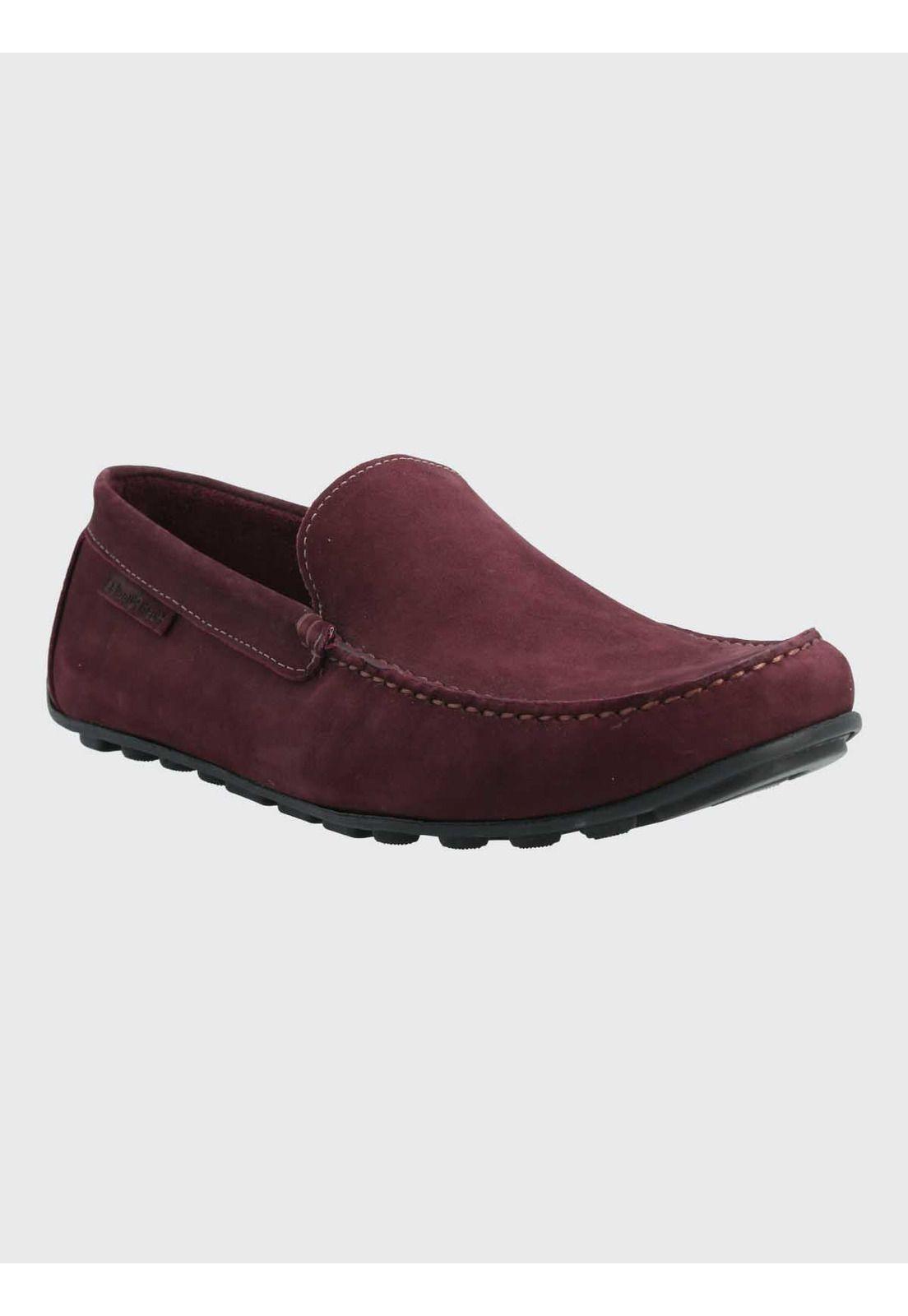 Mocasin Cuero Hombre Blumenau Burdeo-0